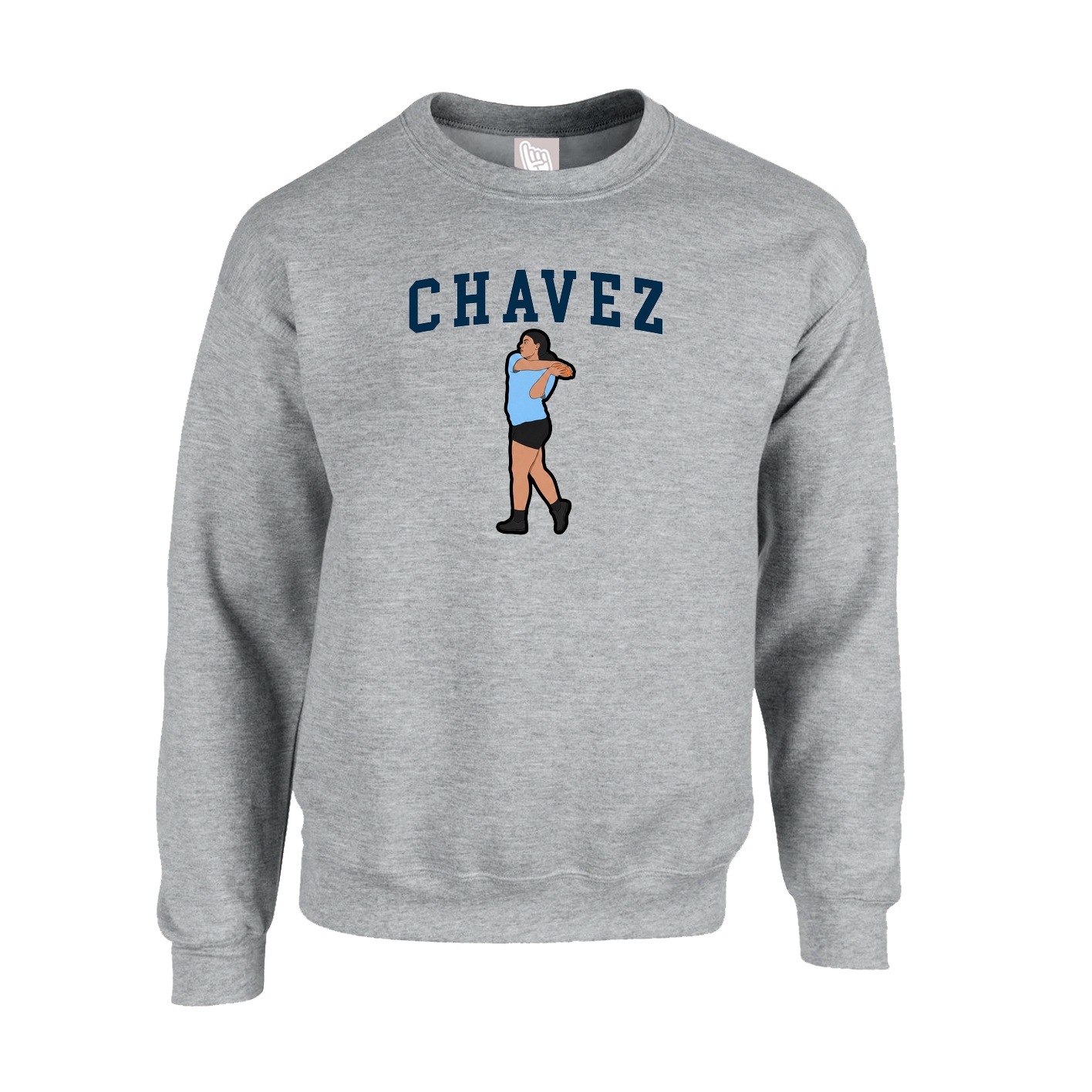 Fleece Crew — Shirsey in Grey
