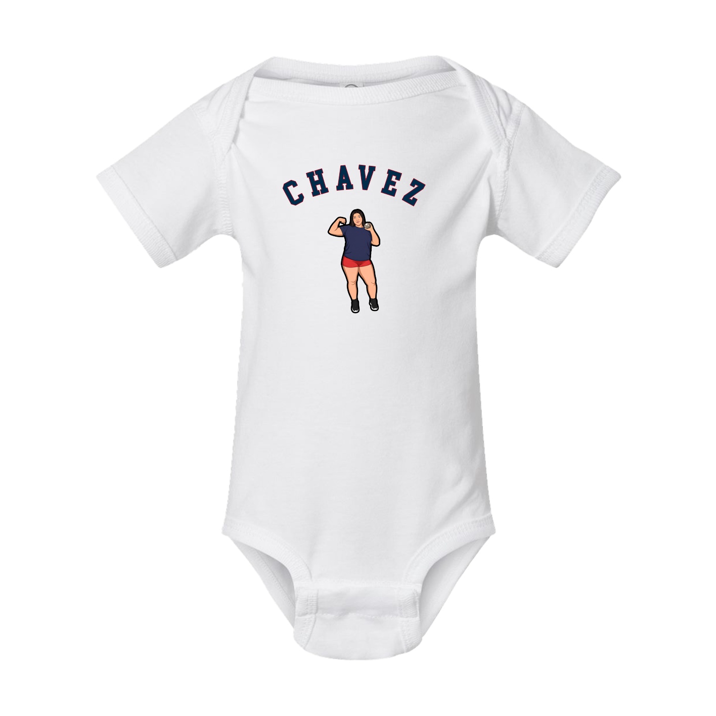 Baby Onesie — Shirsey Arch in White