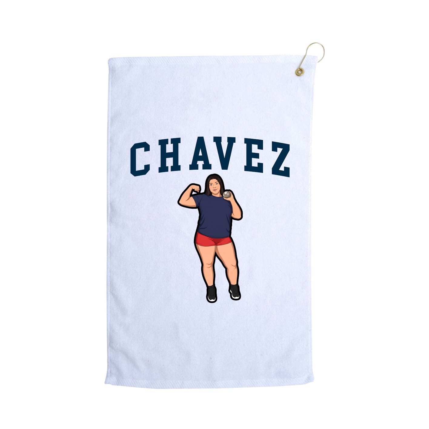 Golf Towel — Shirsey in White