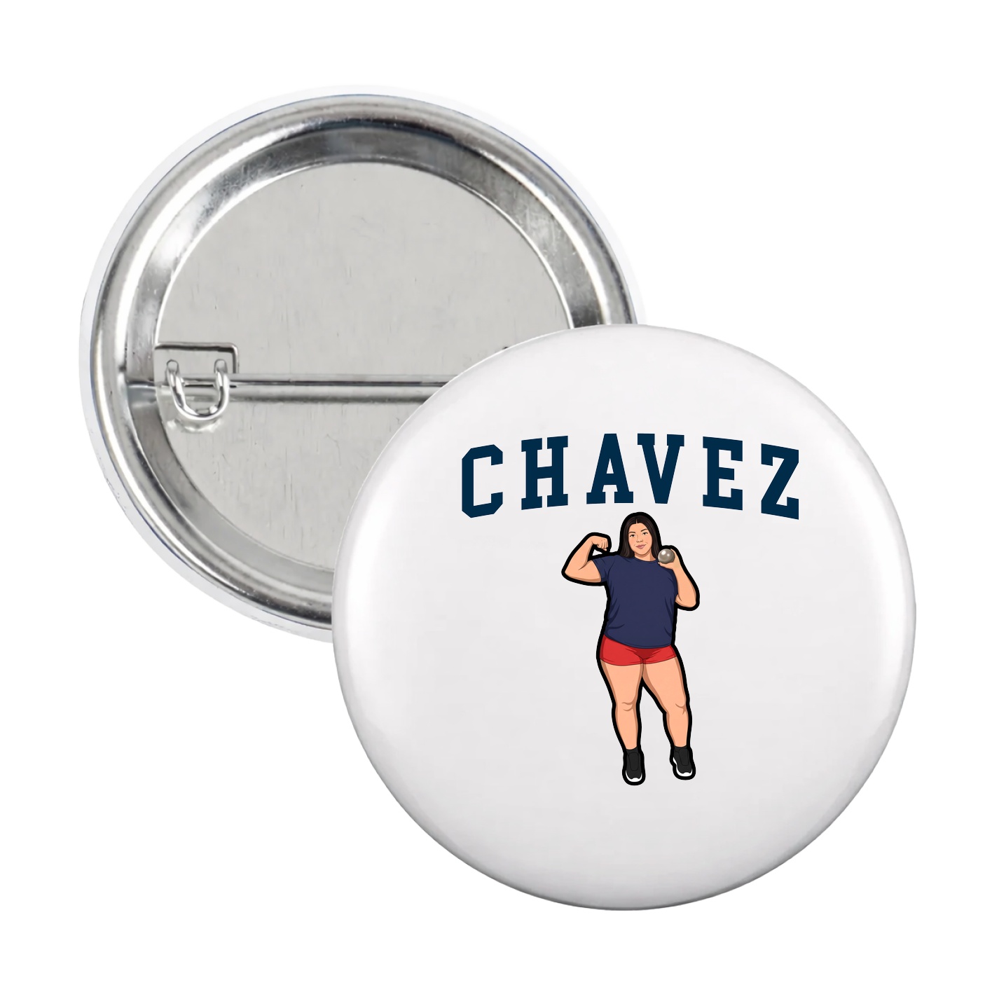 Game Day Button — Shirsey in White