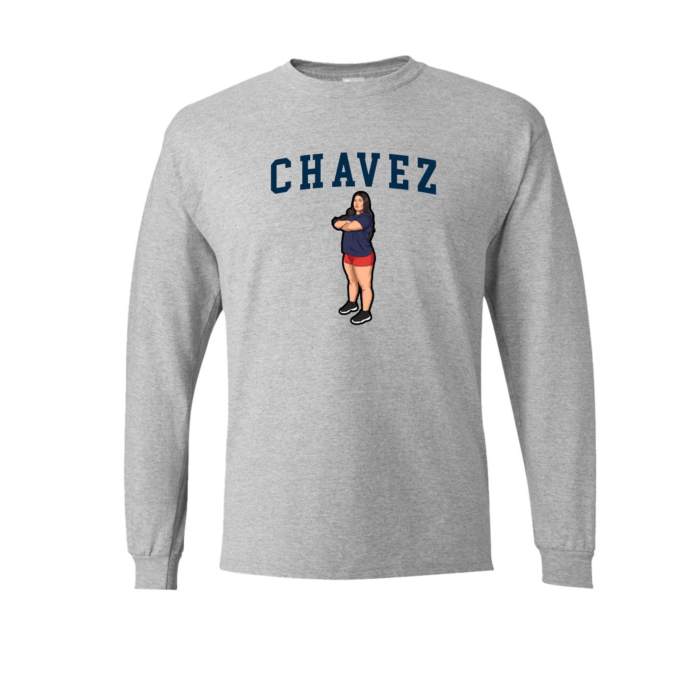 Long Sleeve Tee — Shirsey in Grey