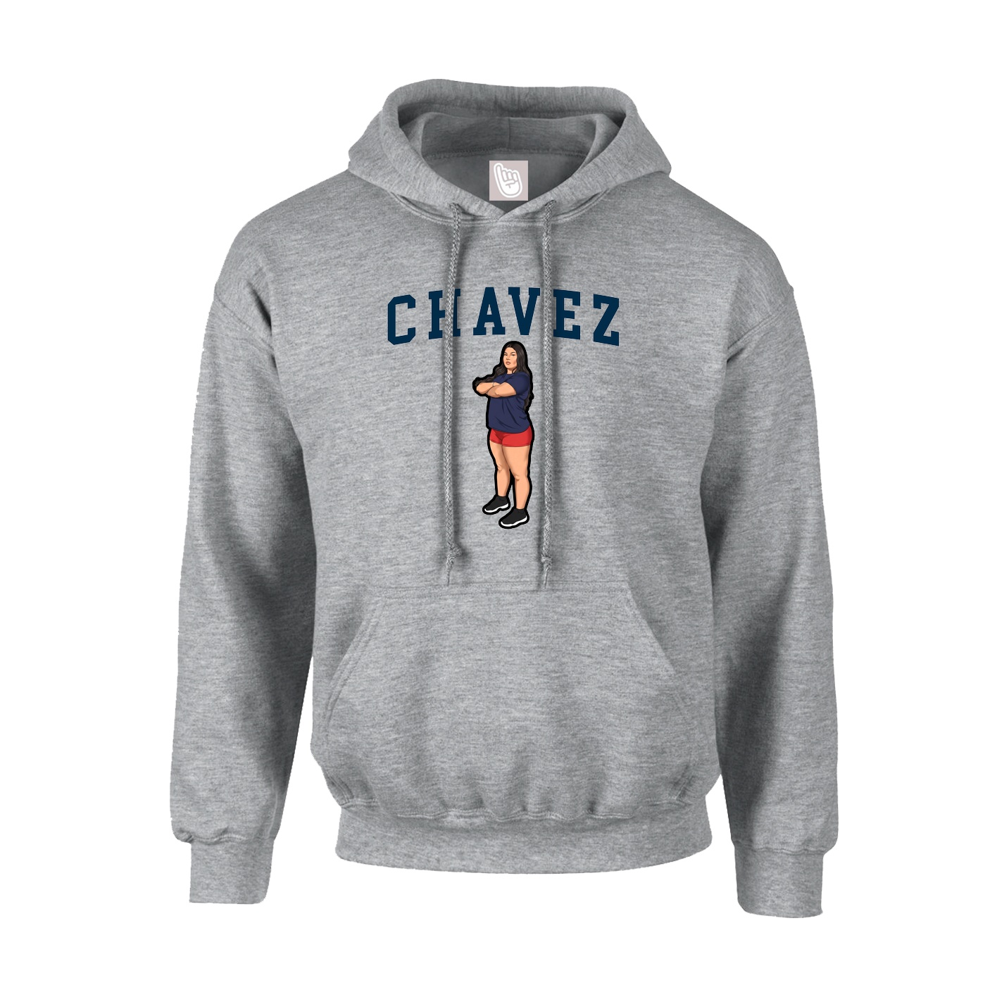 Hoodie — Shirsey in Grey