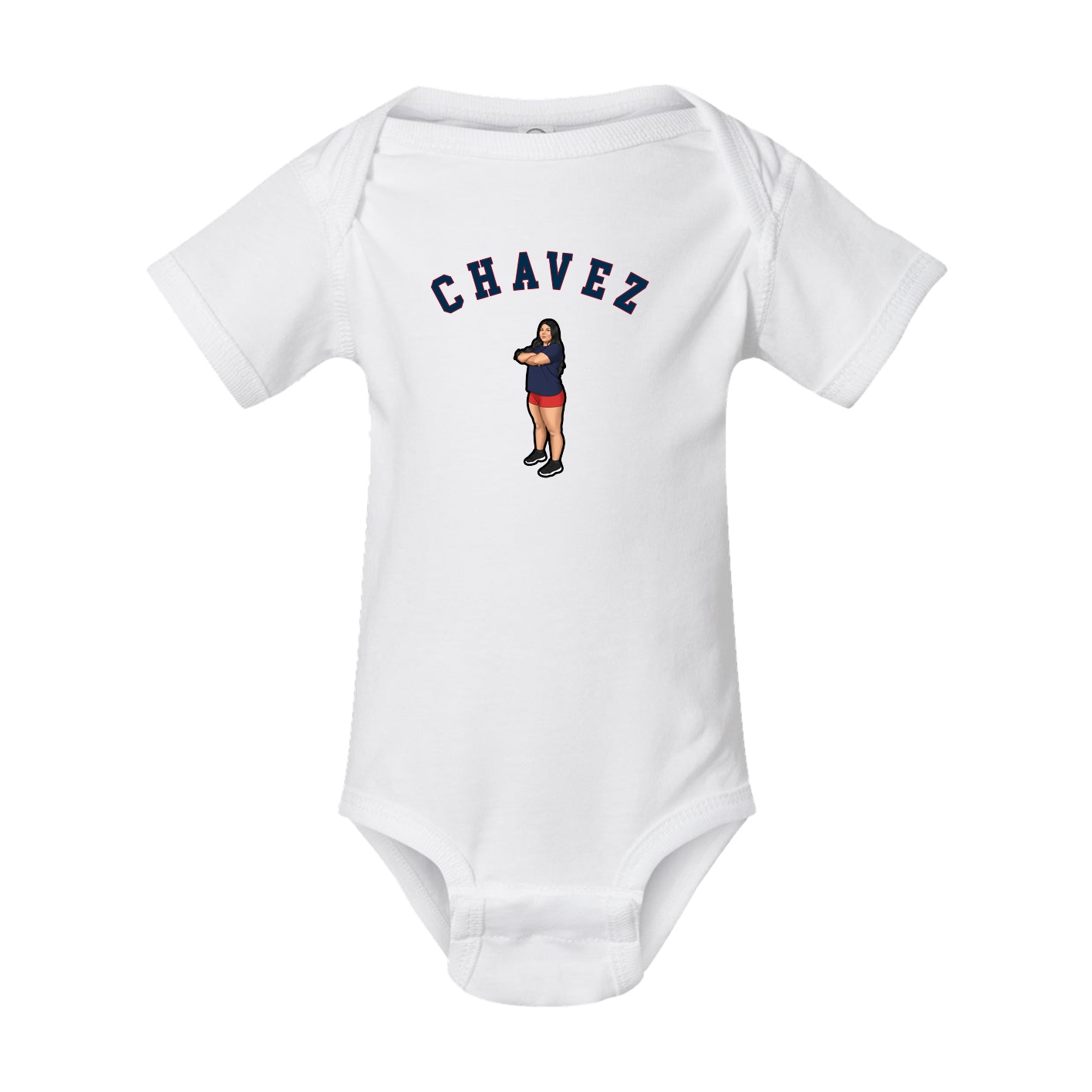 Baby Onesie — Shirsey Arch in White