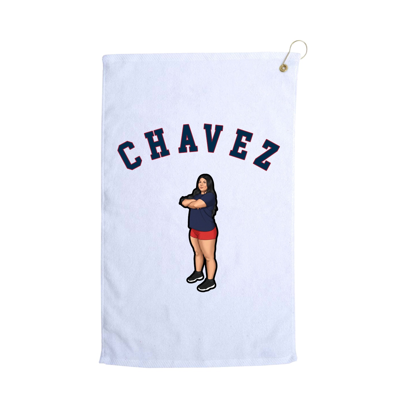 Golf Towel — Shirsey Arch in White