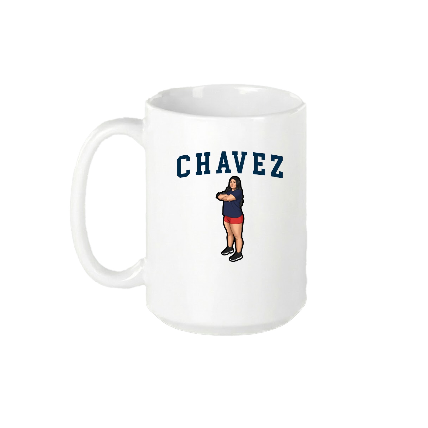 15oz Coffee Mug — Shirsey in White