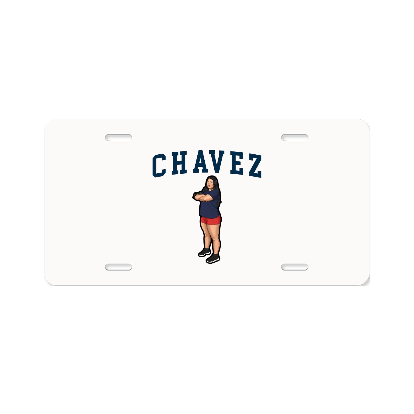 License Plate — Shirsey in Classic