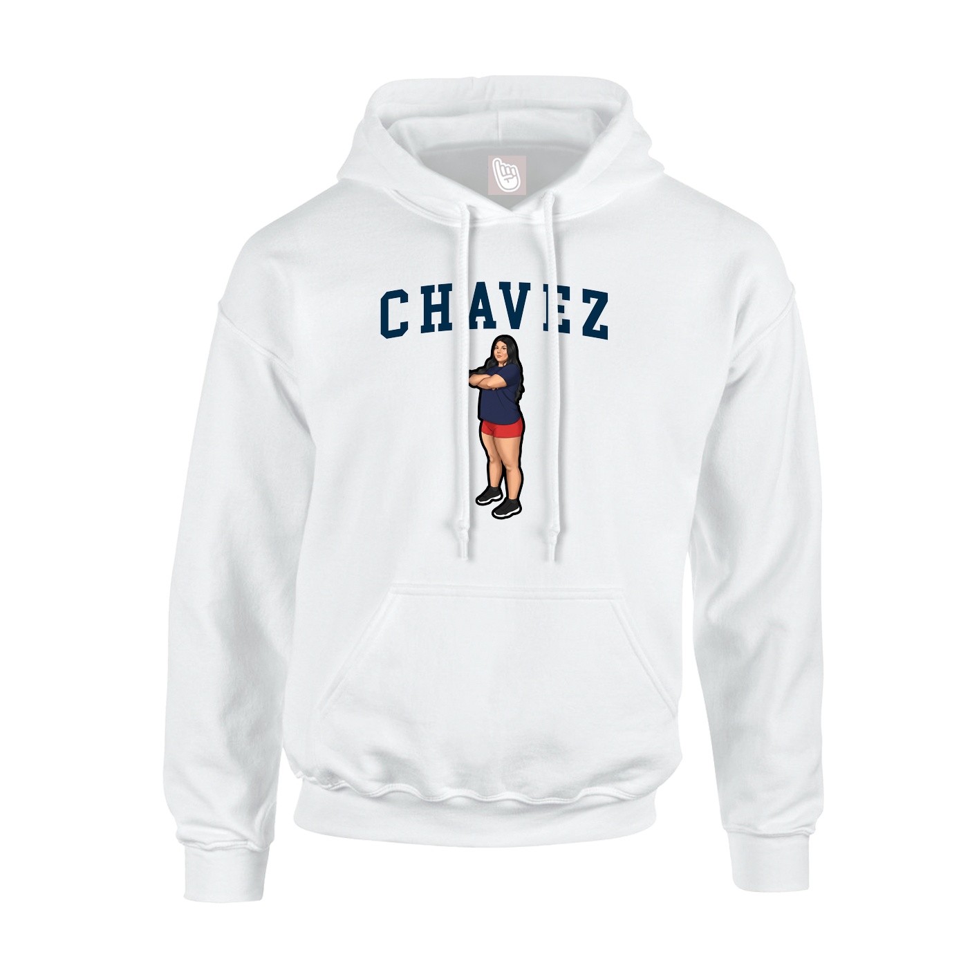 Hoodie — Shirsey in White