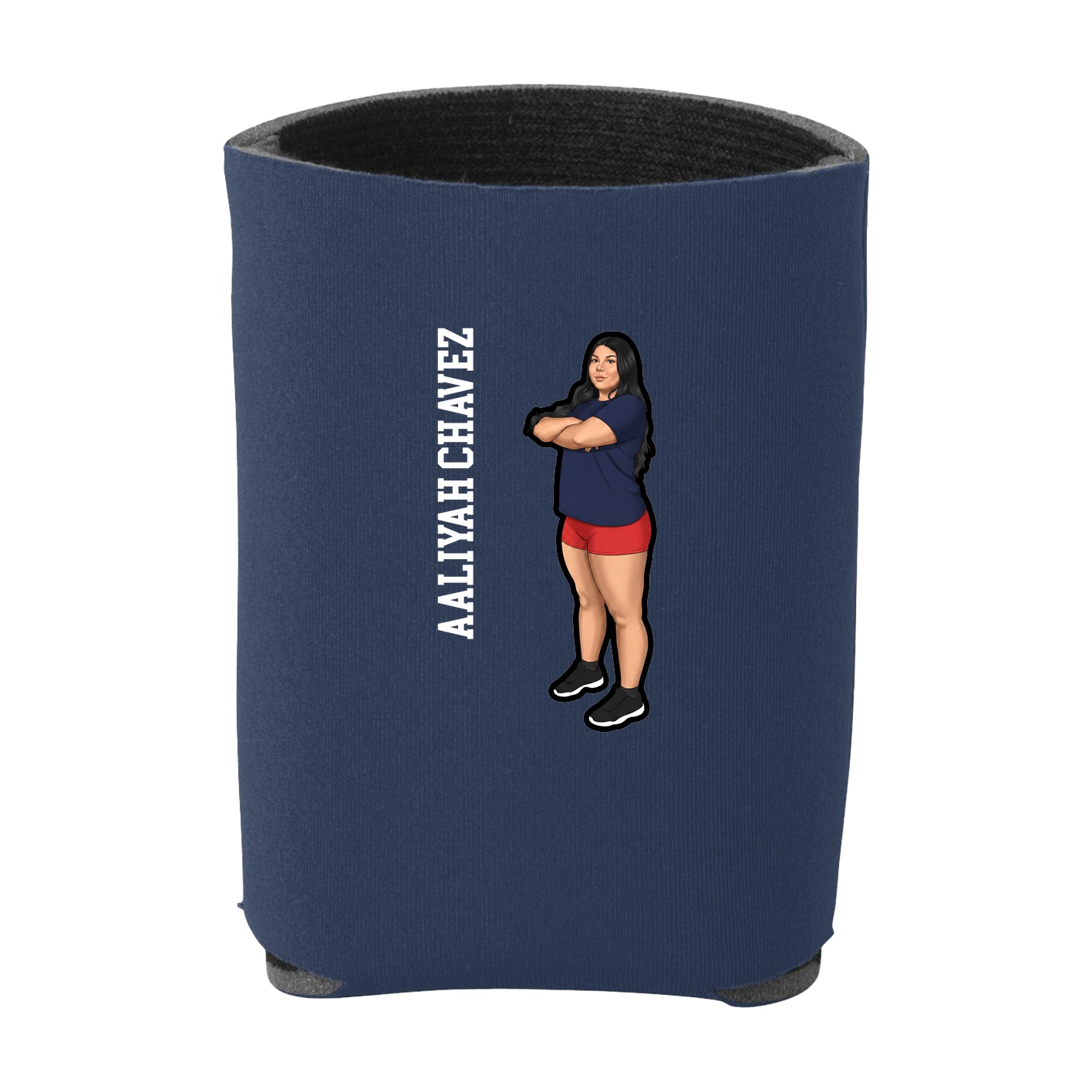 Can Holder — Name Vertical in Navy