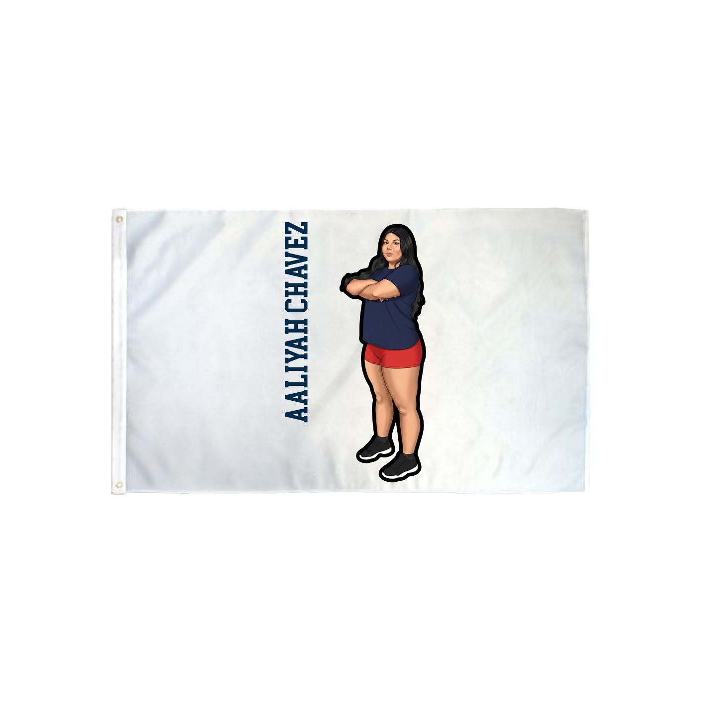 3x5 Flag — Name Vertical in Classic