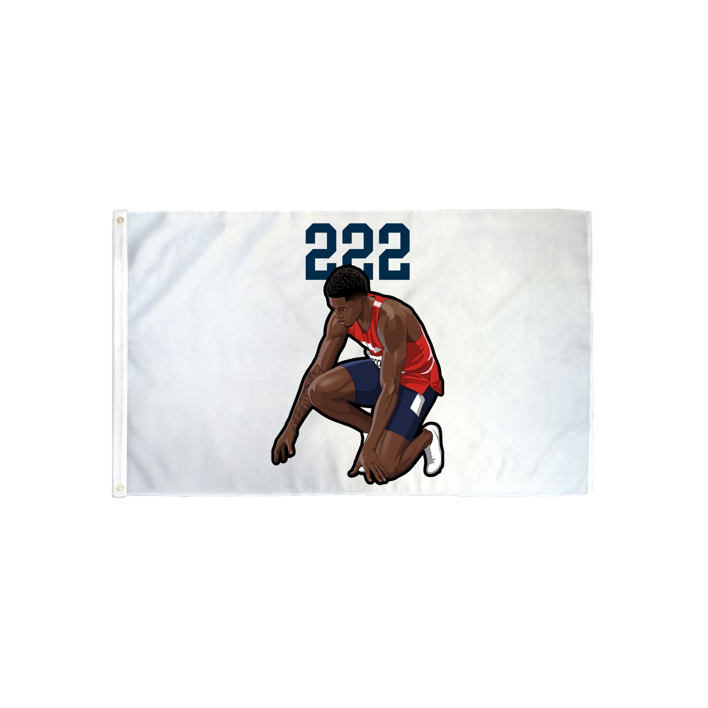 3x5 Flag — Number Top in Classic