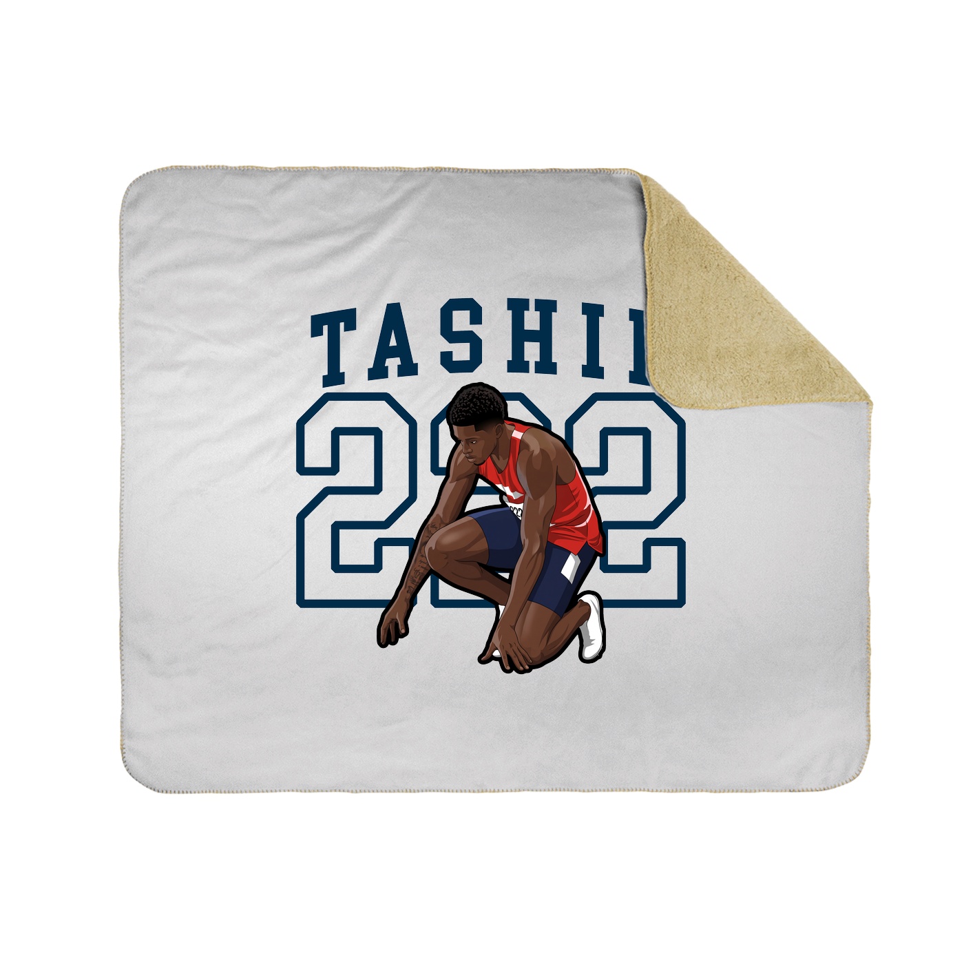 Throw Blanket — Shirsey in White