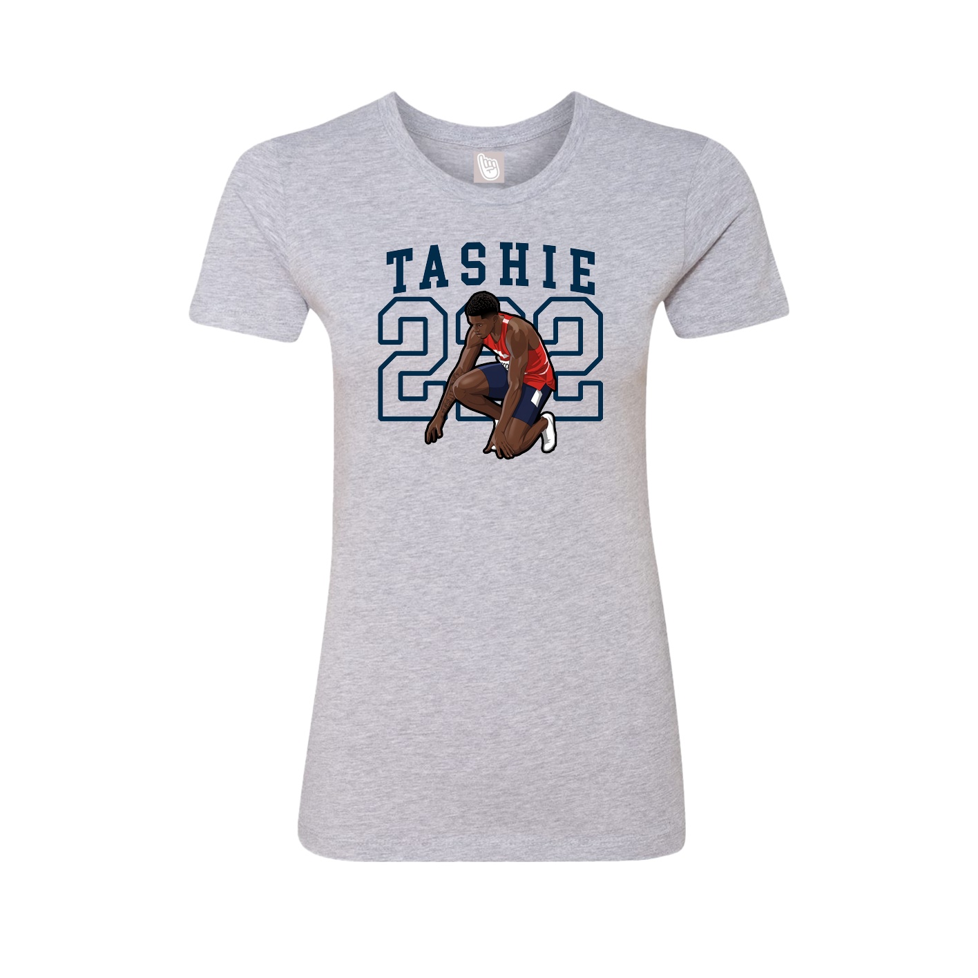 Fitted Women's Tee — Shirsey in Grey