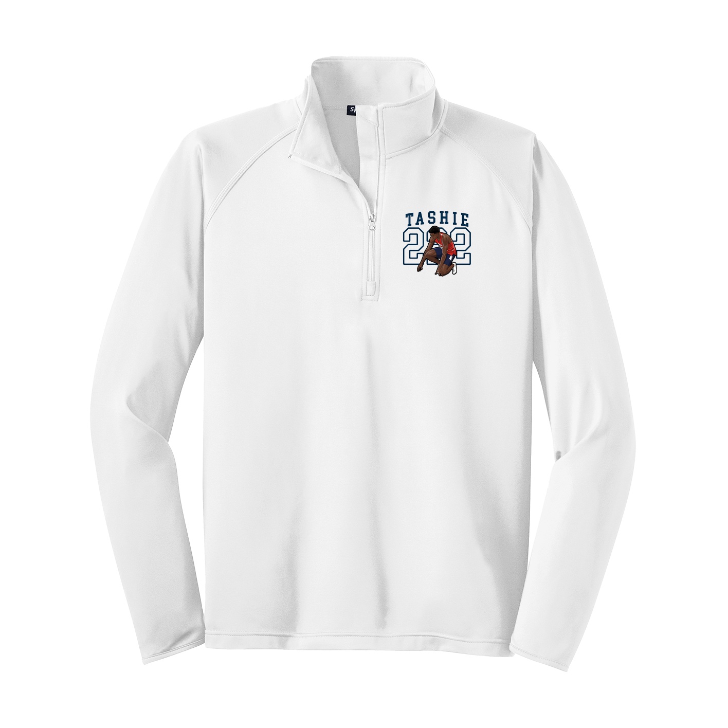 Q-Zip Pullover — Shirsey in White