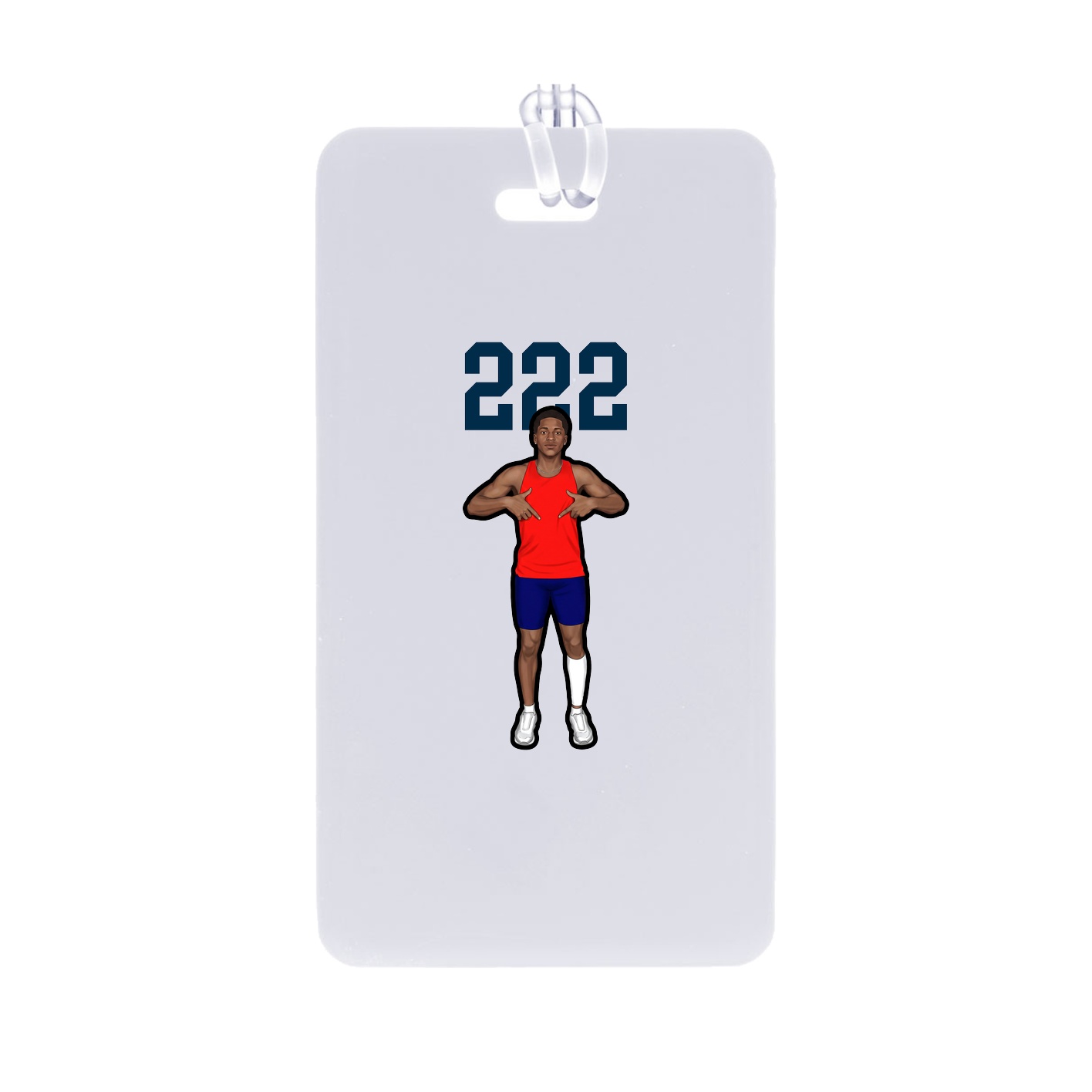 Bag Tag — Number Top in Classic