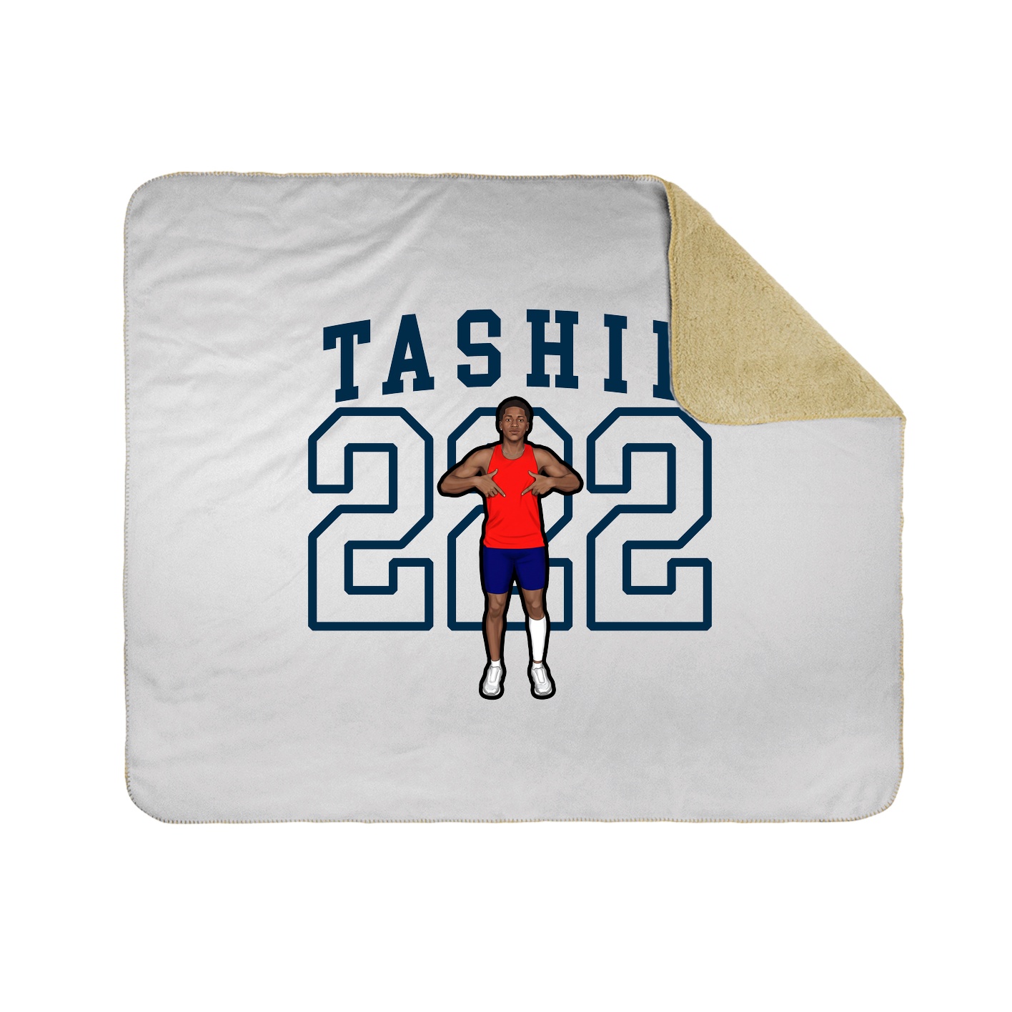 50x60 Sherpa Lined Throw Blanket