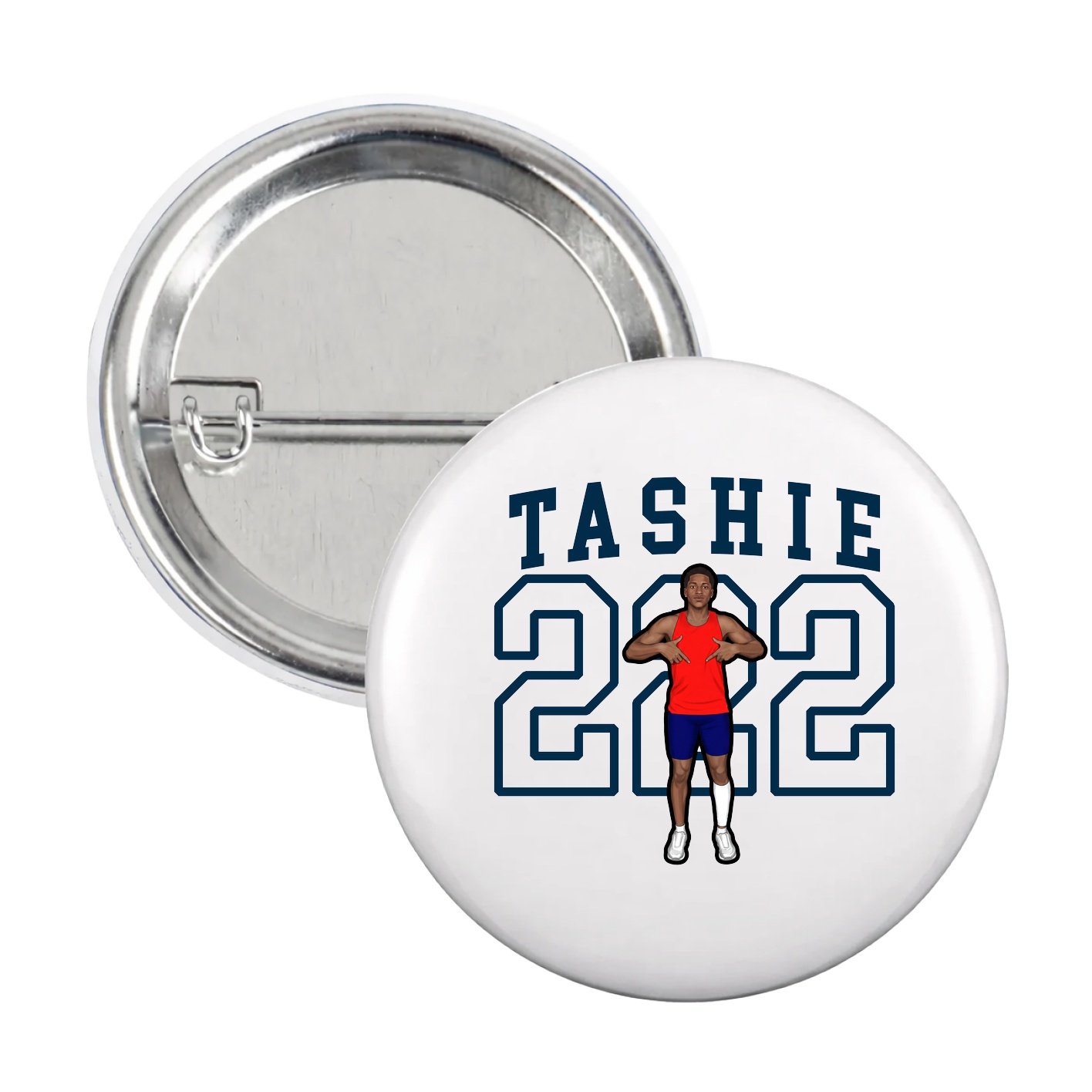 Game Day Button — Shirsey in White