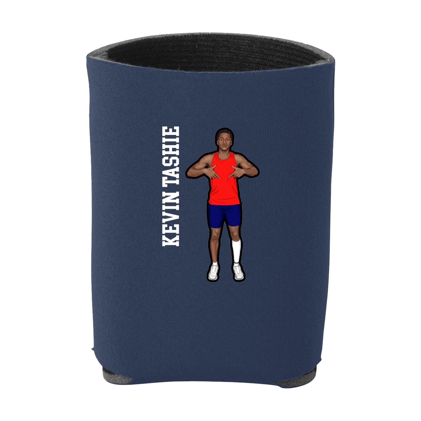 Can Holder — Name Vertical in Navy