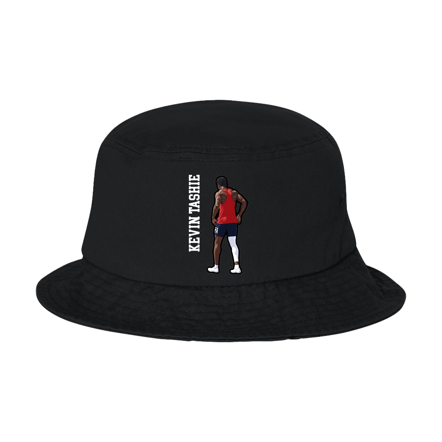 Bucket Cap — Name Vertical in Black