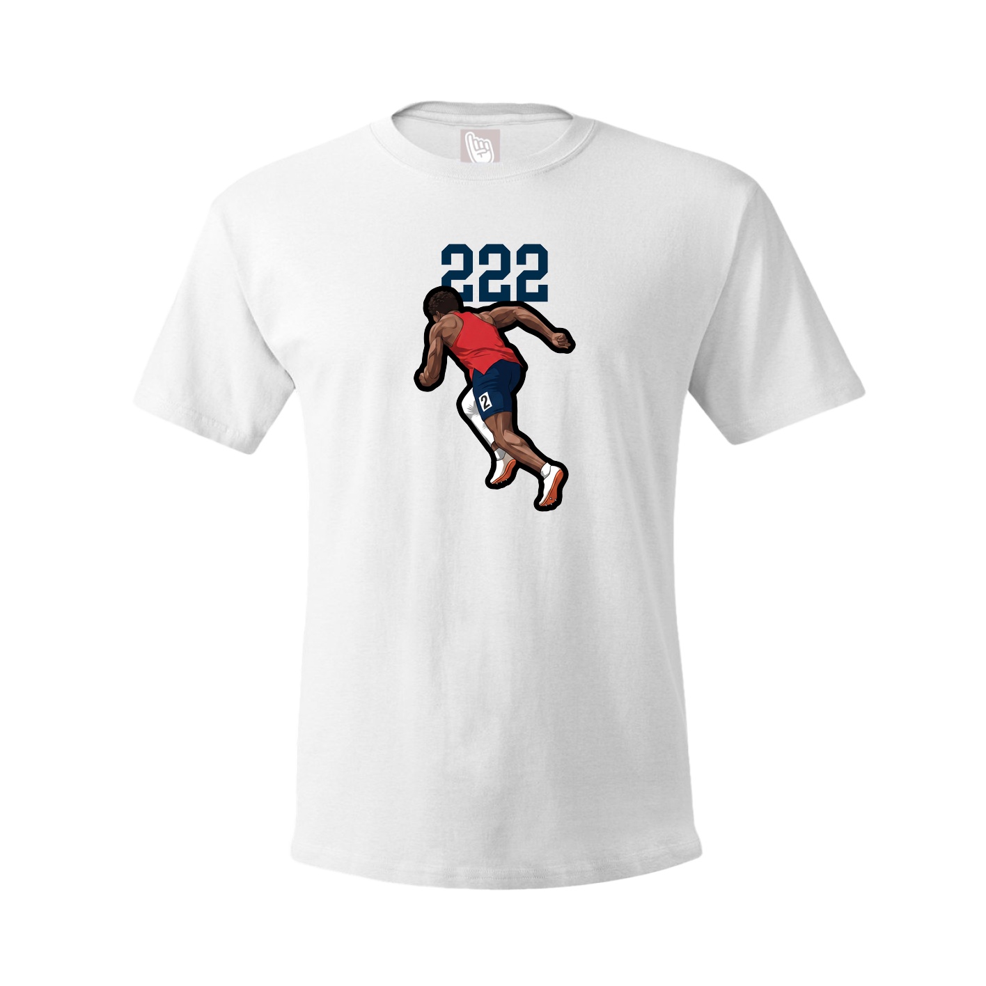 Tee — Number Top in White