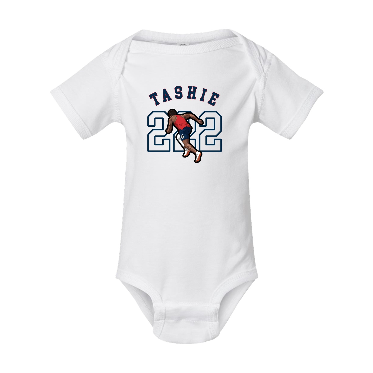 Baby Onesie — Shirsey Arch in White