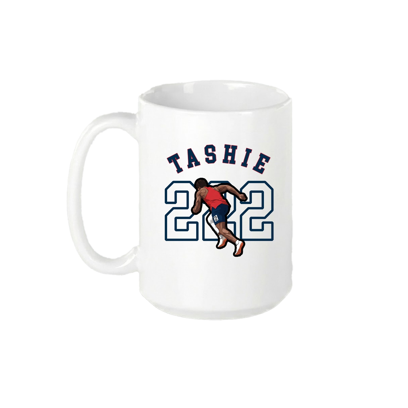 15oz Coffee Mug — Shirsey Arch in White