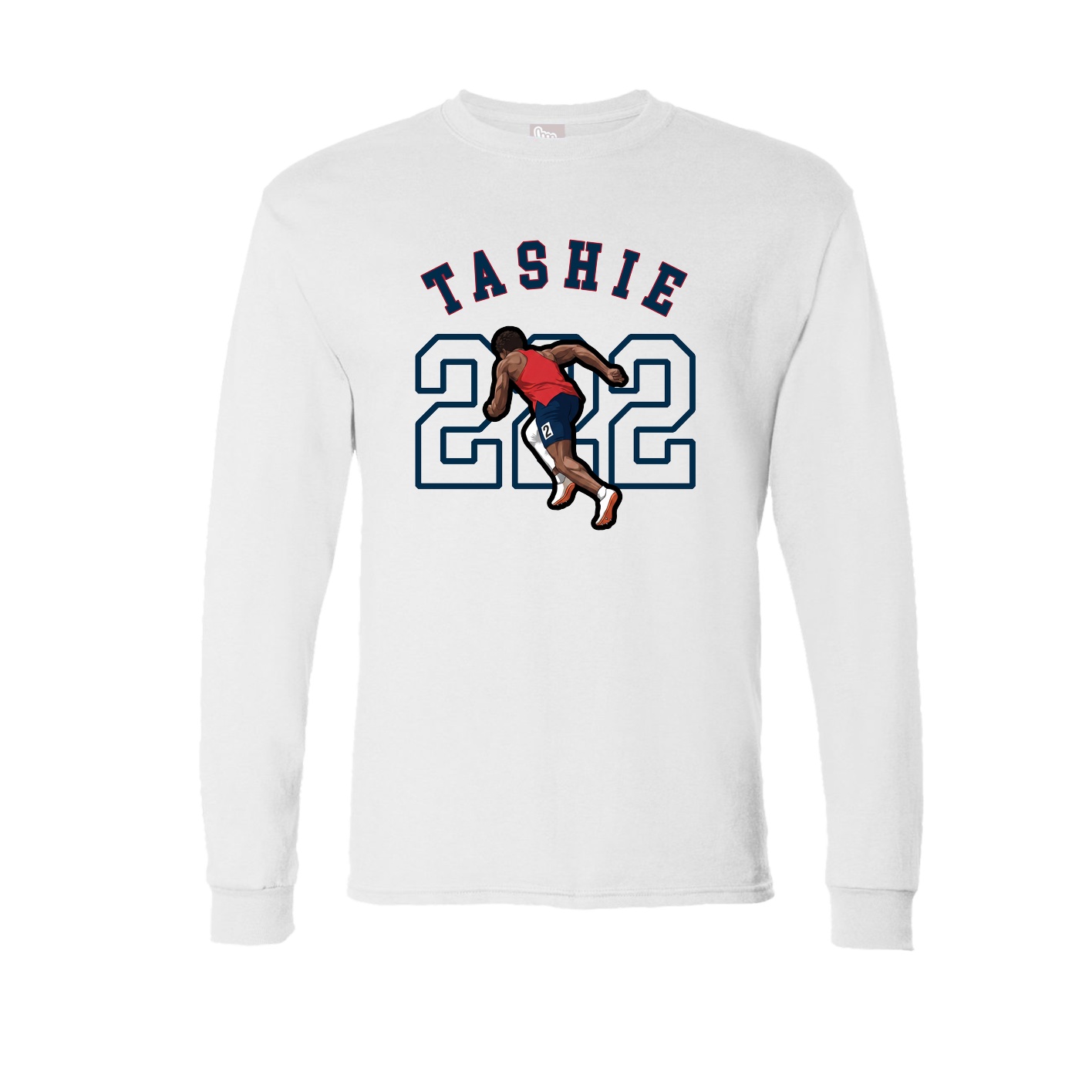 Long Sleeve Tee — Shirsey Arch in White