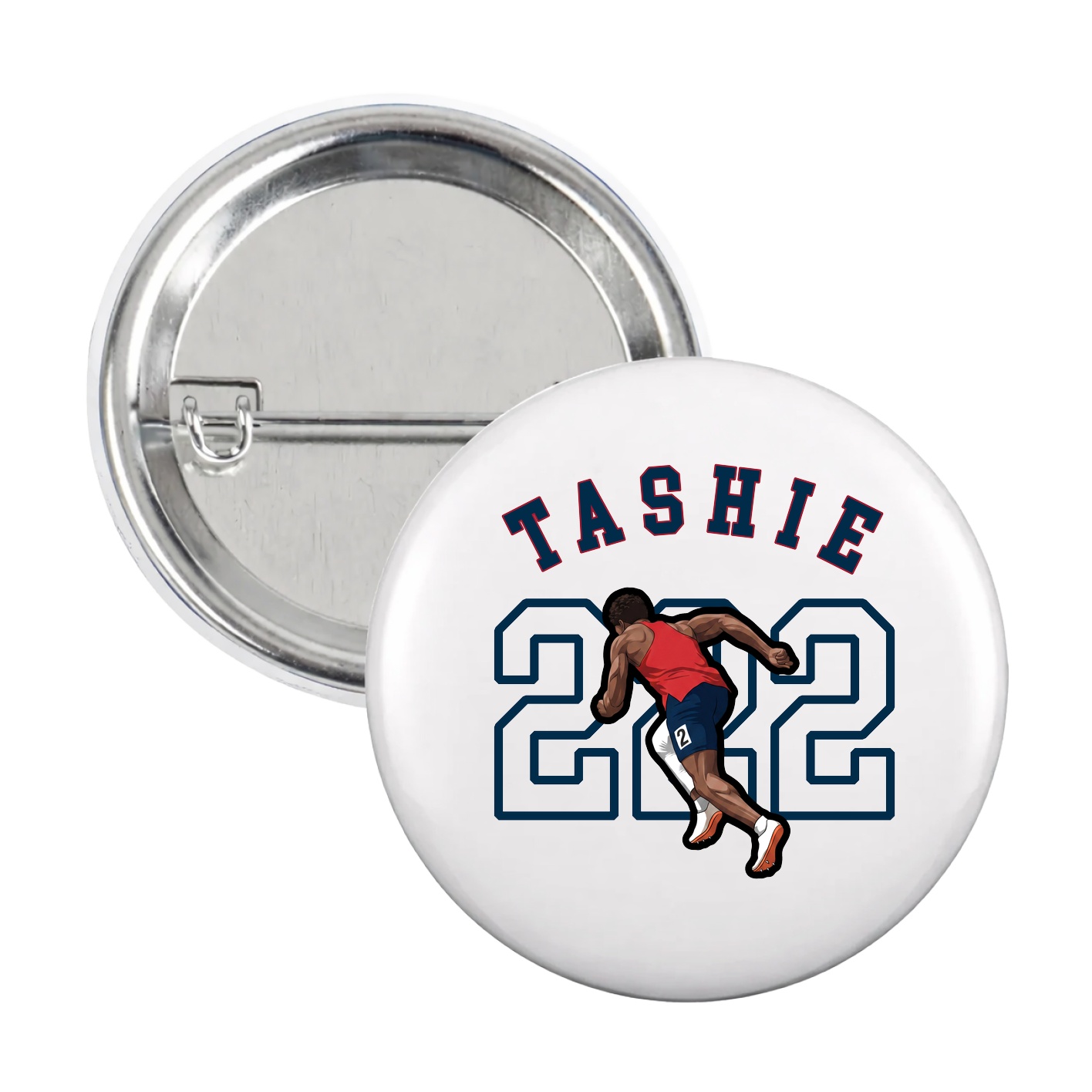 Game Day Button — Shirsey Arch in White