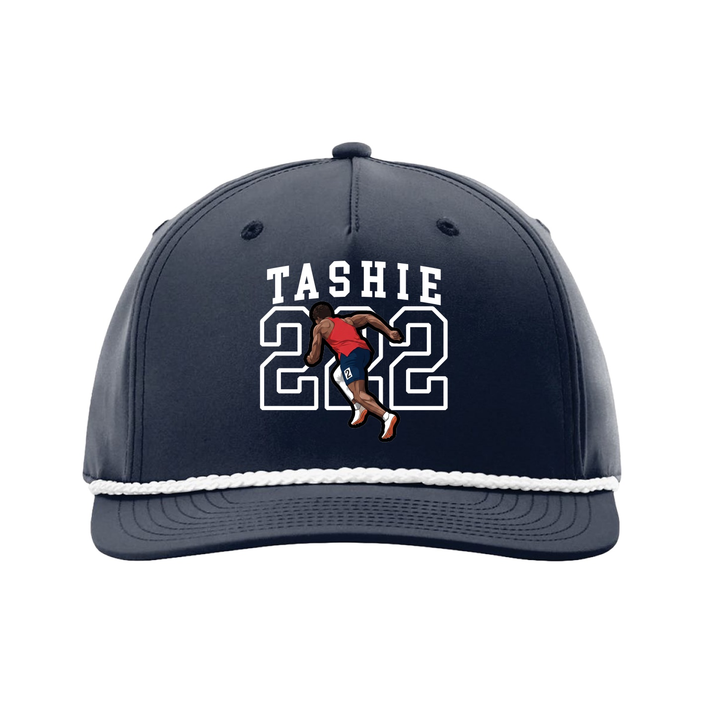 Five-Panel Classic Rope Cap — Shirsey in Navy