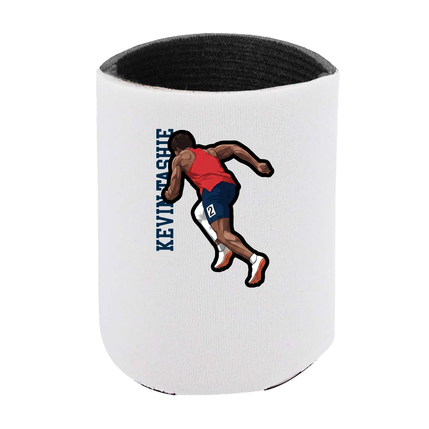 Can Holder — Name Vertical in White