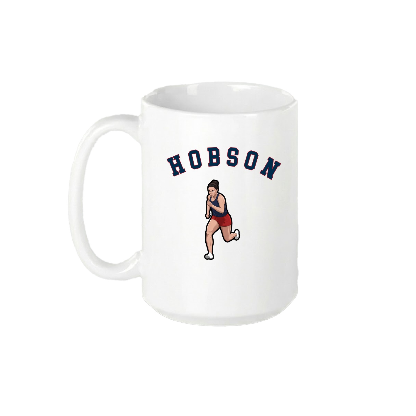 15oz Coffee Mug — Shirsey Arch in White