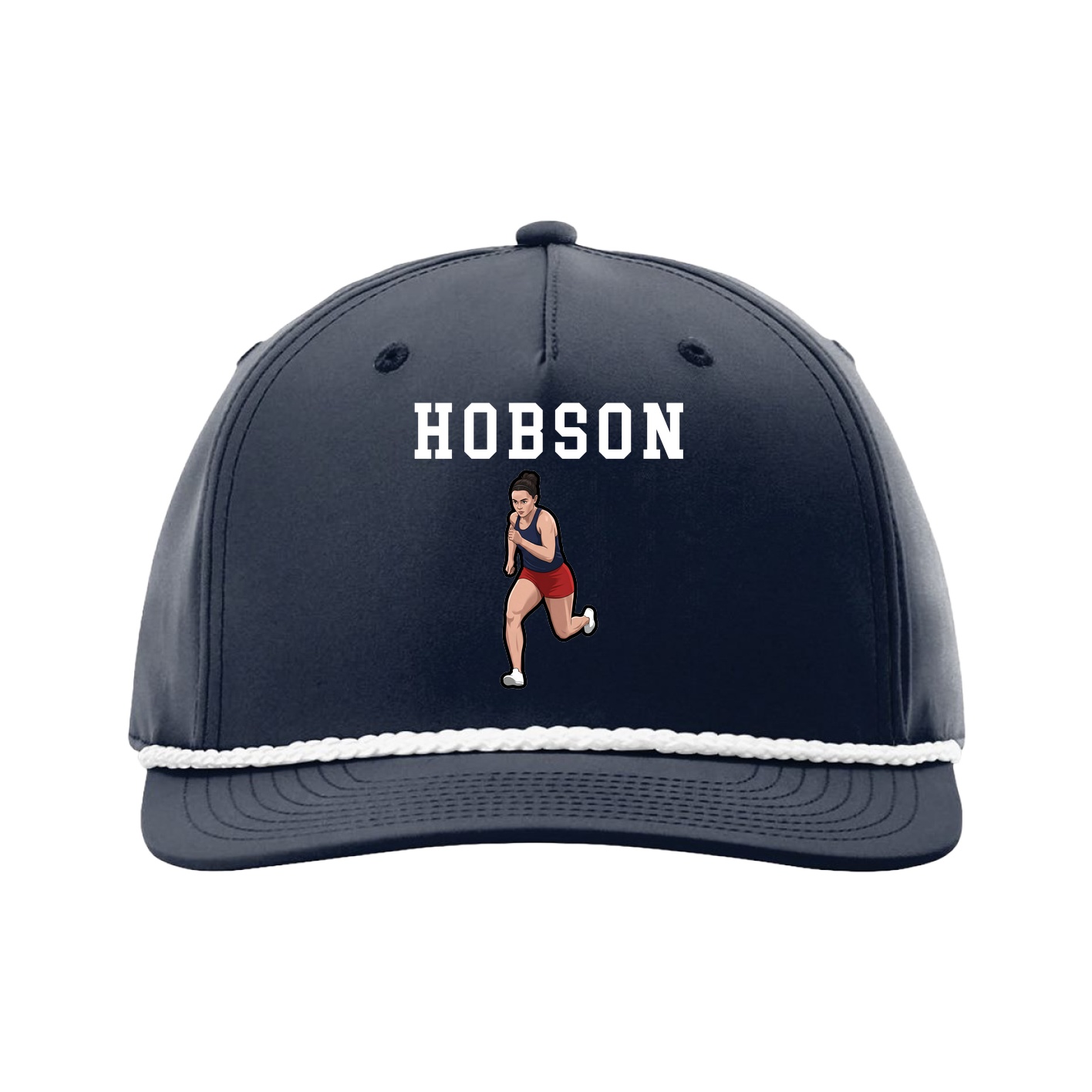 Five-Panel Classic Rope Cap — Shirsey in Navy