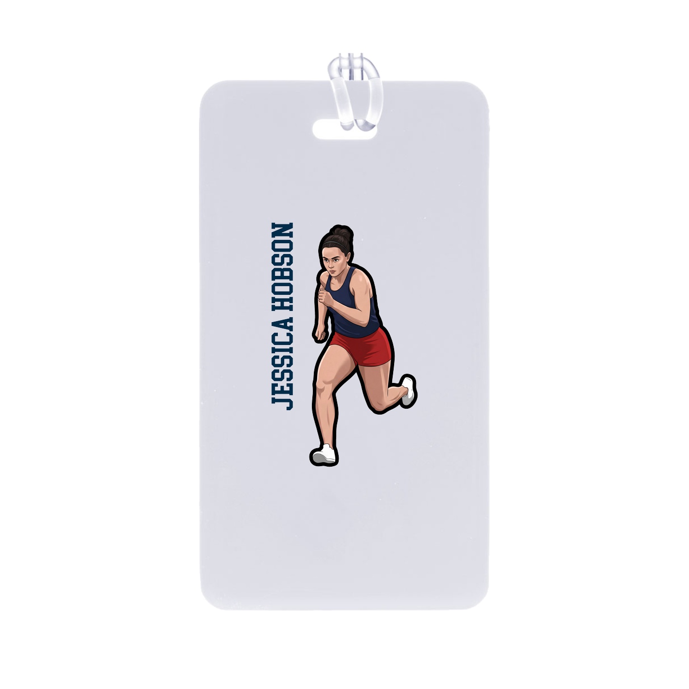 Bag Tag — Name Vertical in Classic