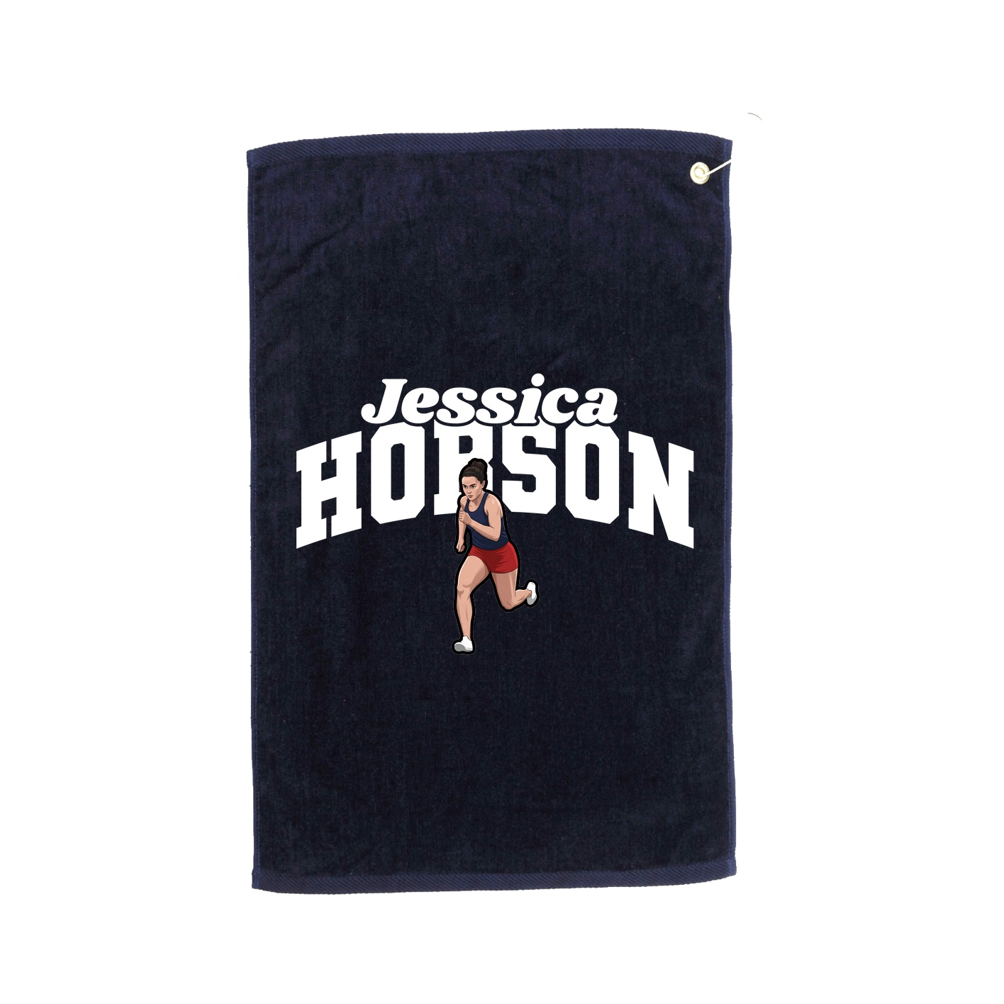 Golf Towel — Signature Arch in Navy