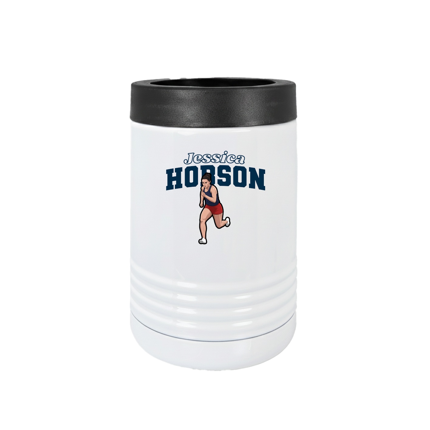 Beverage Holder — Name Arch in White
