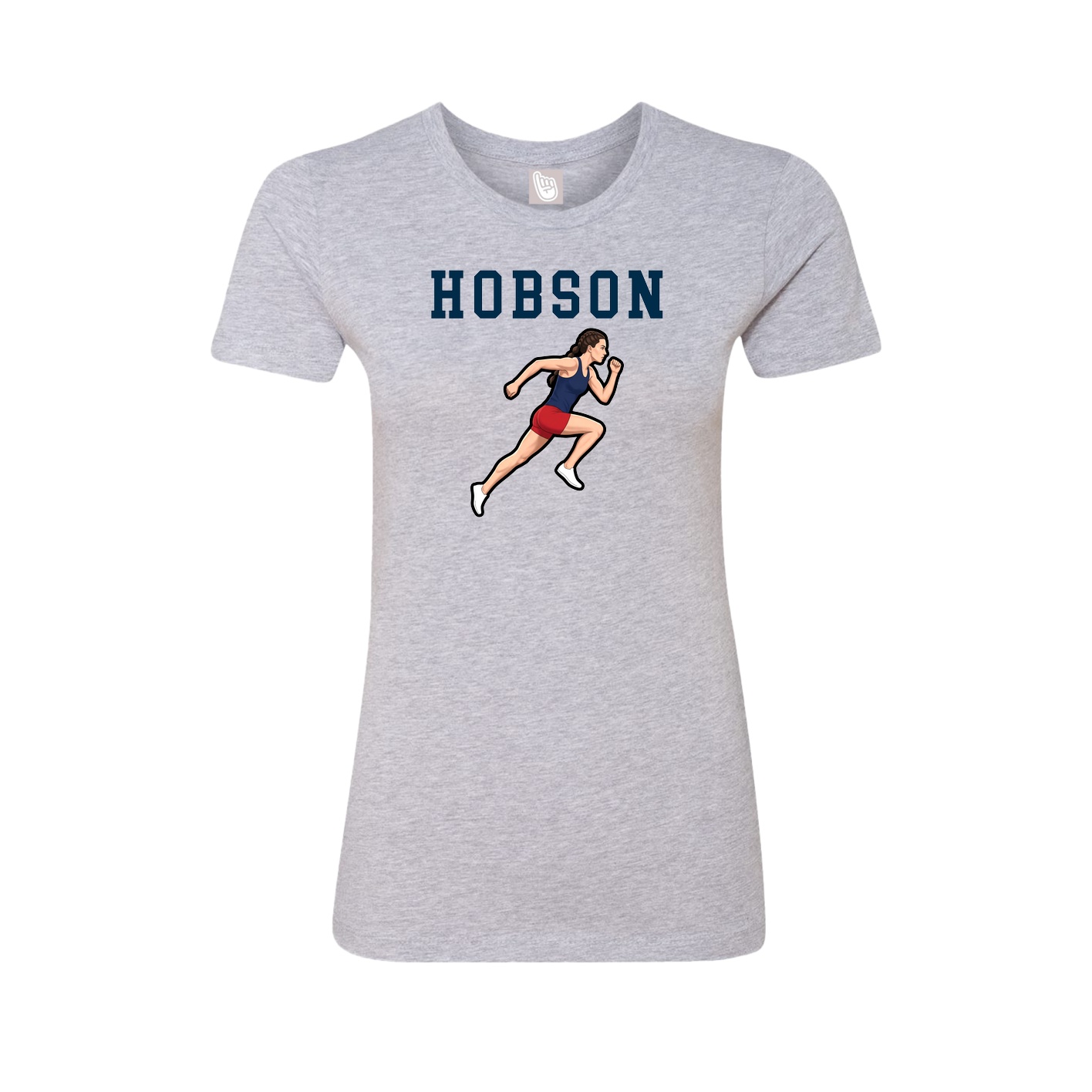 Fitted Women's Tee — Shirsey in Grey
