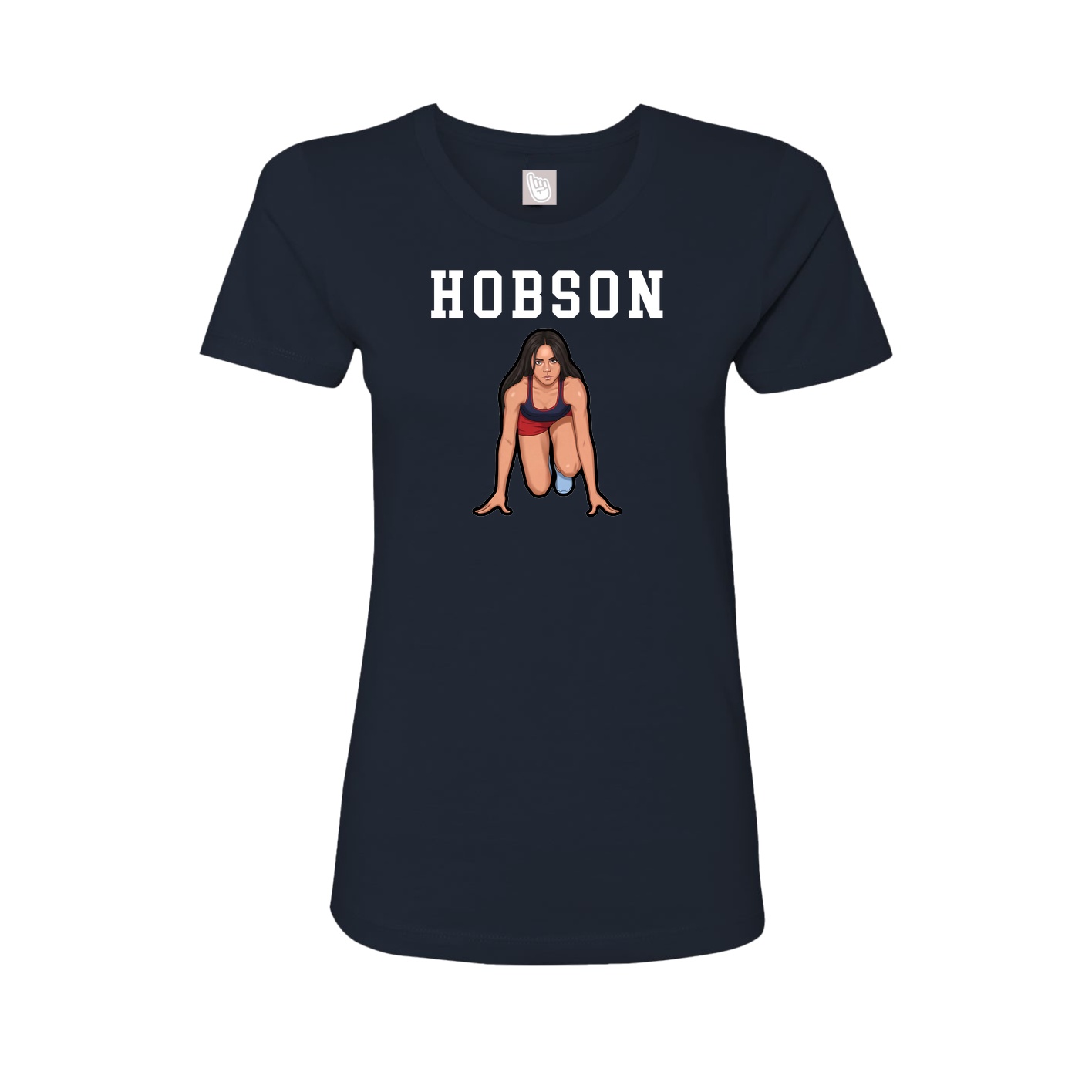 Fitted Women's Tee — Shirsey in Navy