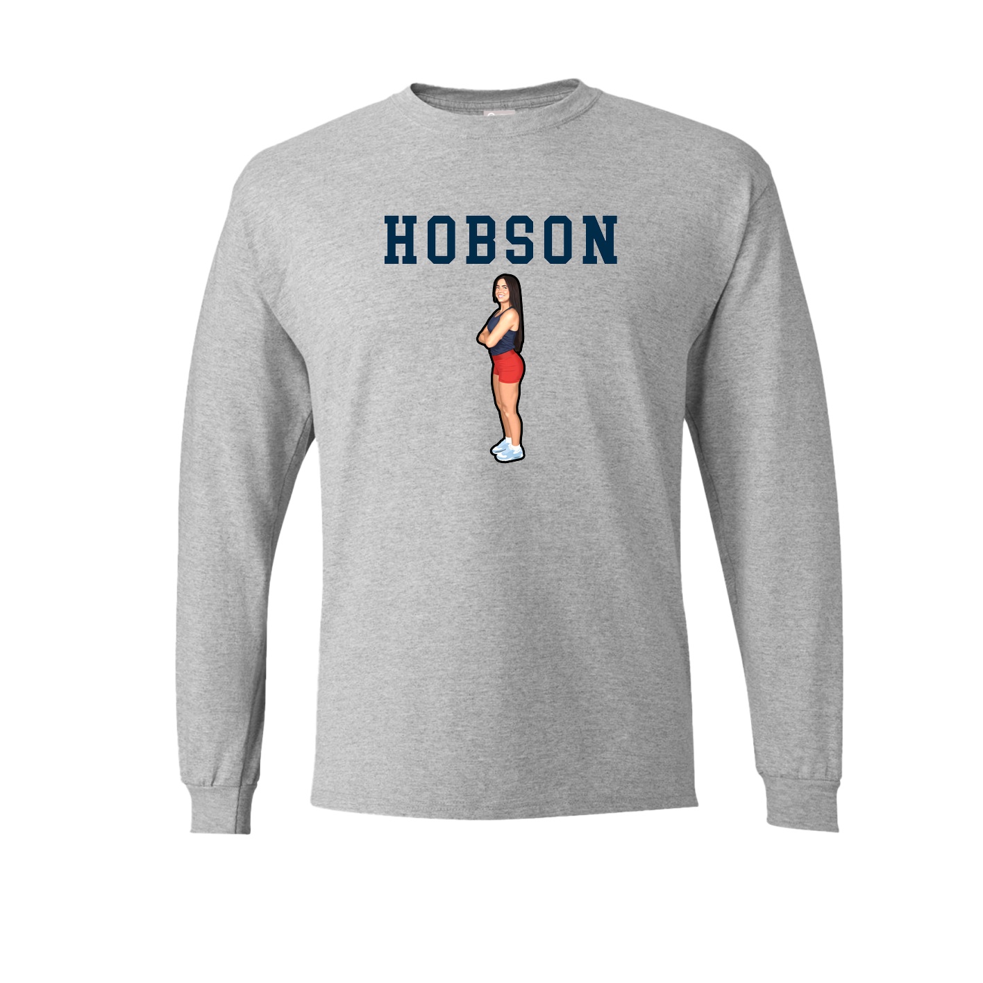 Long Sleeve Tee — Shirsey in Grey