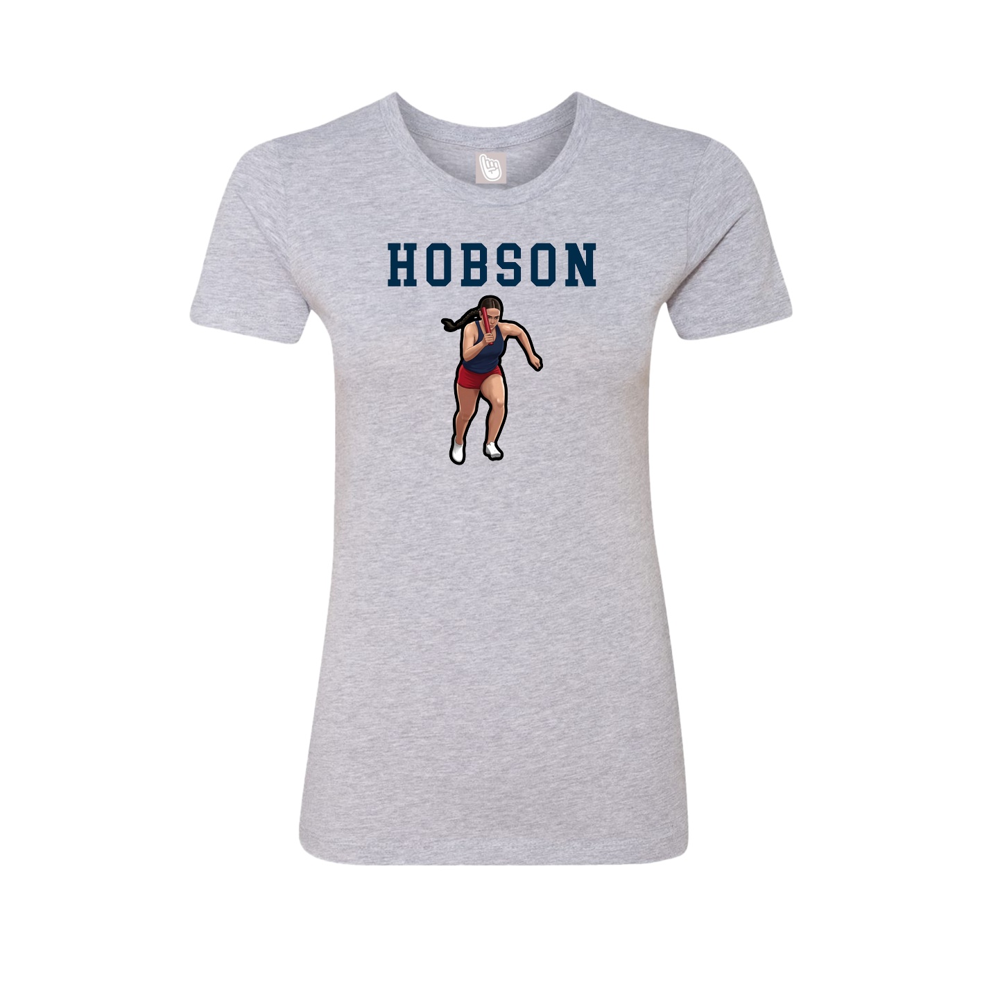 Fitted Women's Tee — Shirsey in Grey