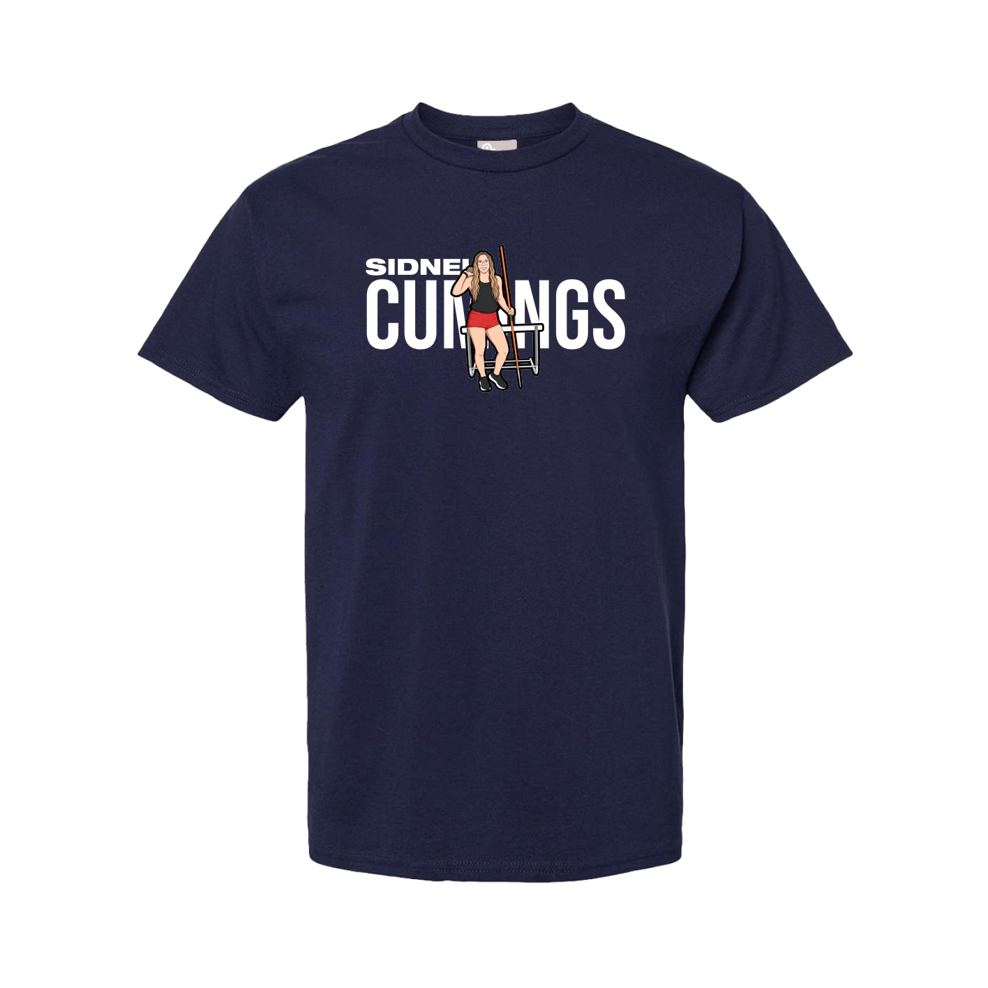 Youth Tee — Player Name in Navy