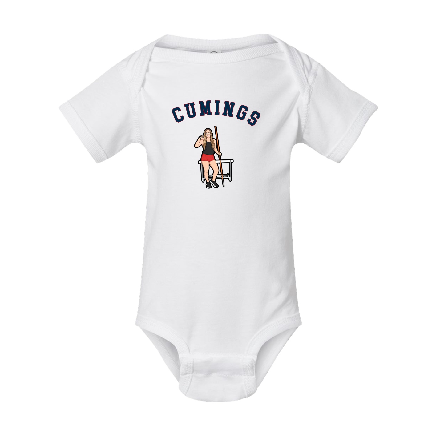 Baby Onesie — Shirsey Arch in White