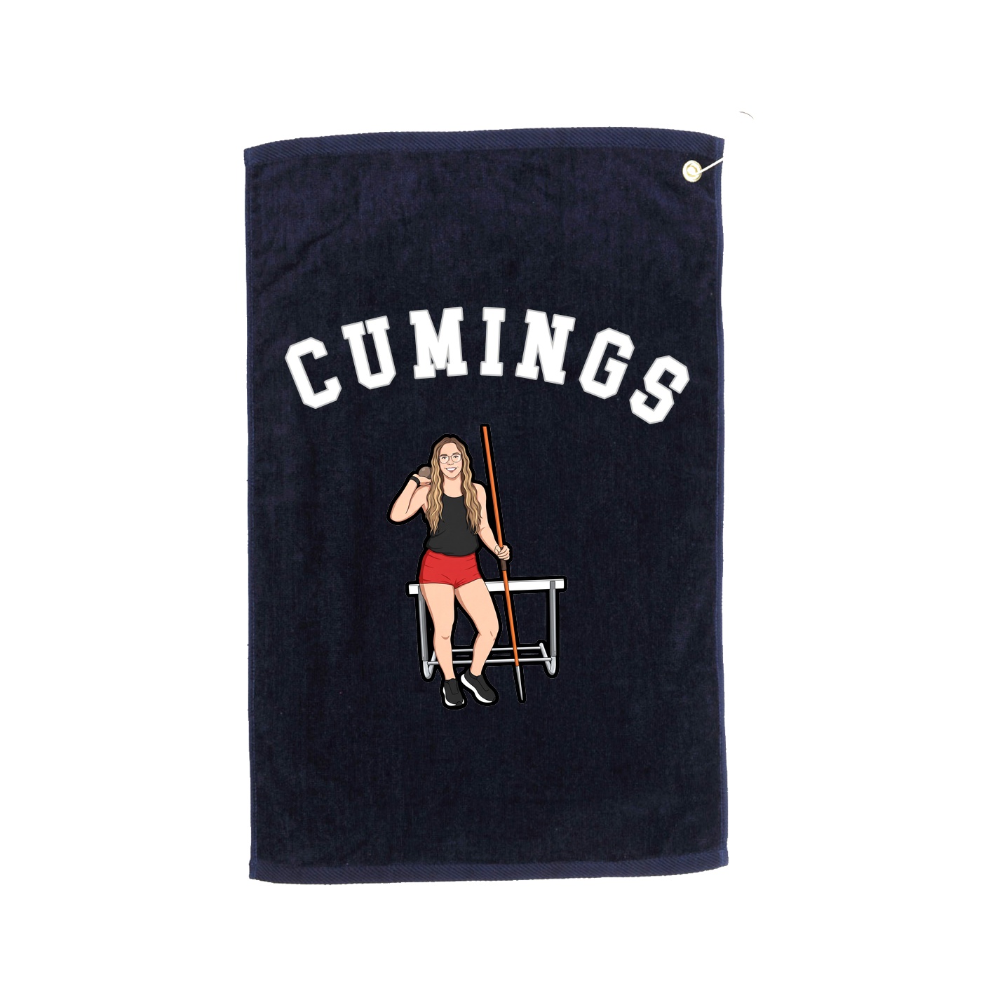 Golf Towel — Shirsey Arch in Navy
