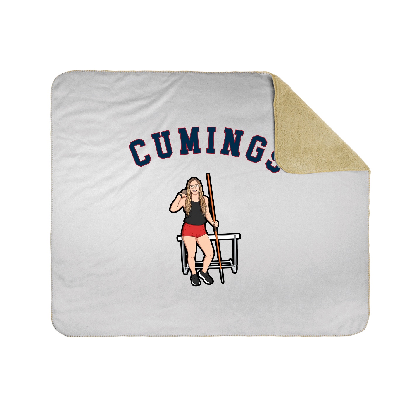 Throw Blanket — Shirsey Arch in White