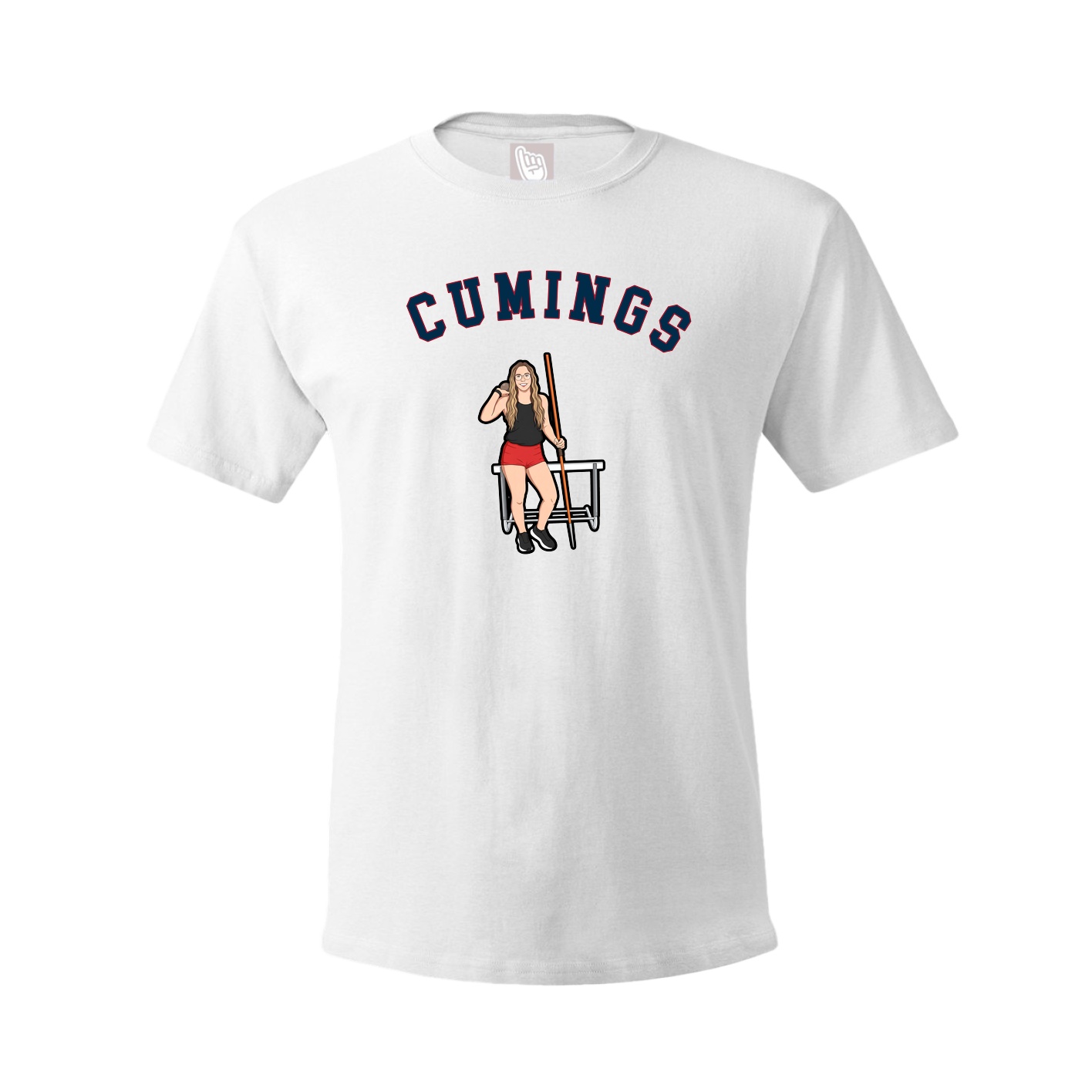Tee — Shirsey Arch in White