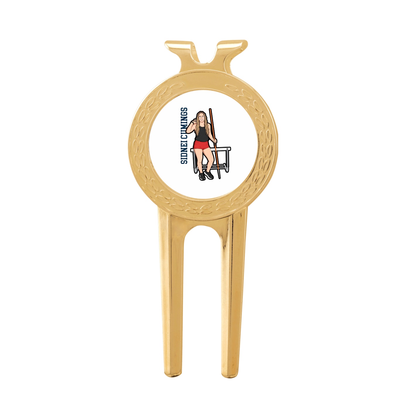 Divot Tool with Ball Marker — Name Vertical in Classic