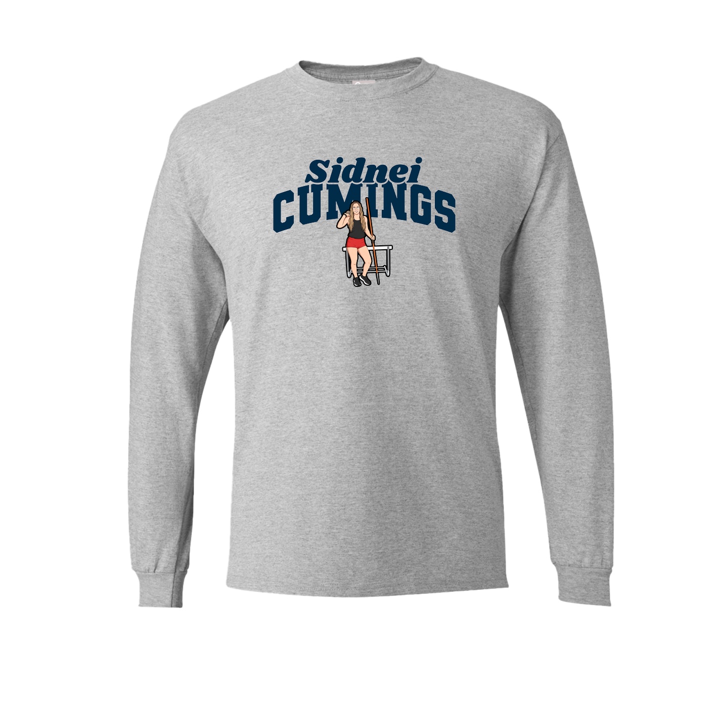 Long Sleeve Tee — Signature Arch in Grey