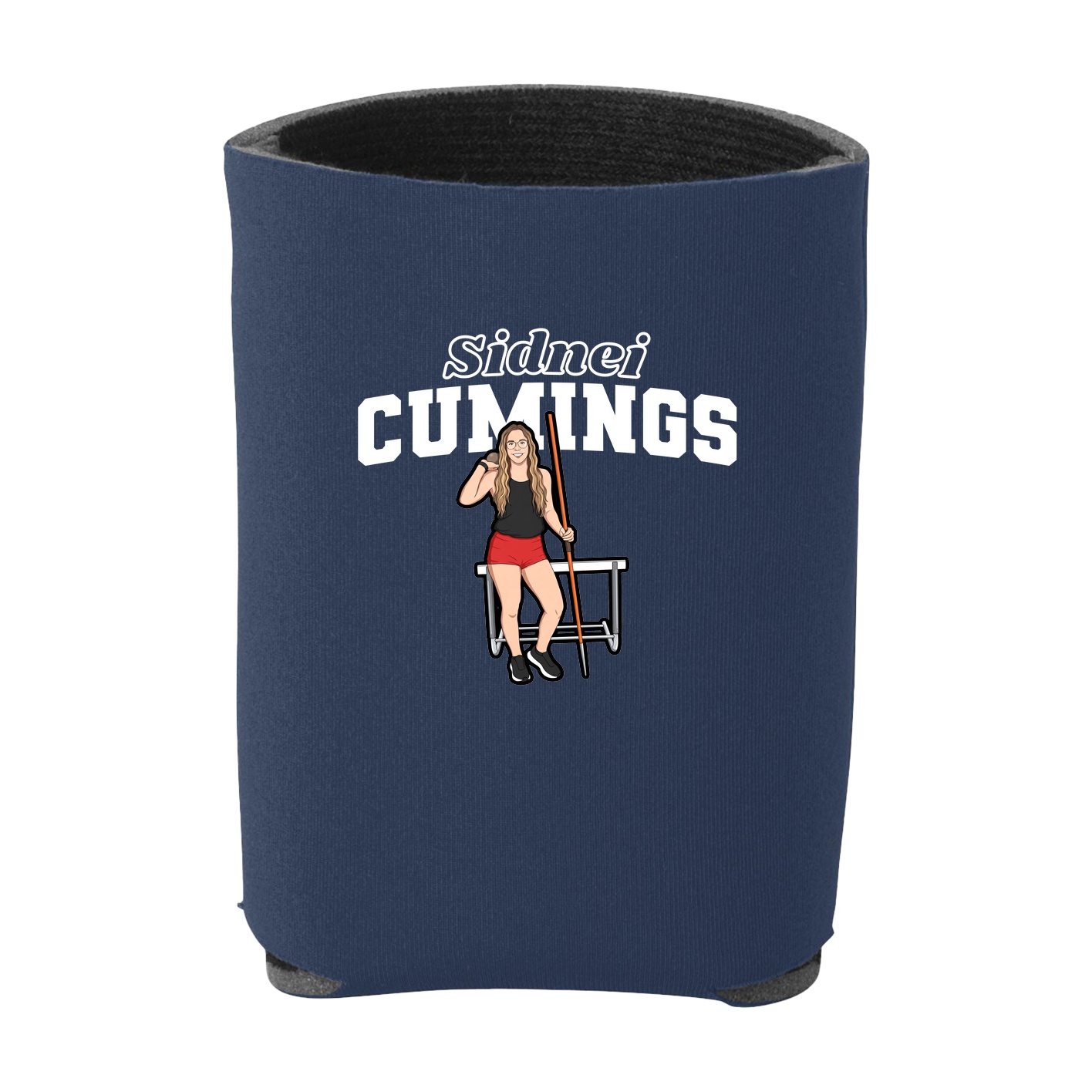 Can Holder — Name Arch in Navy