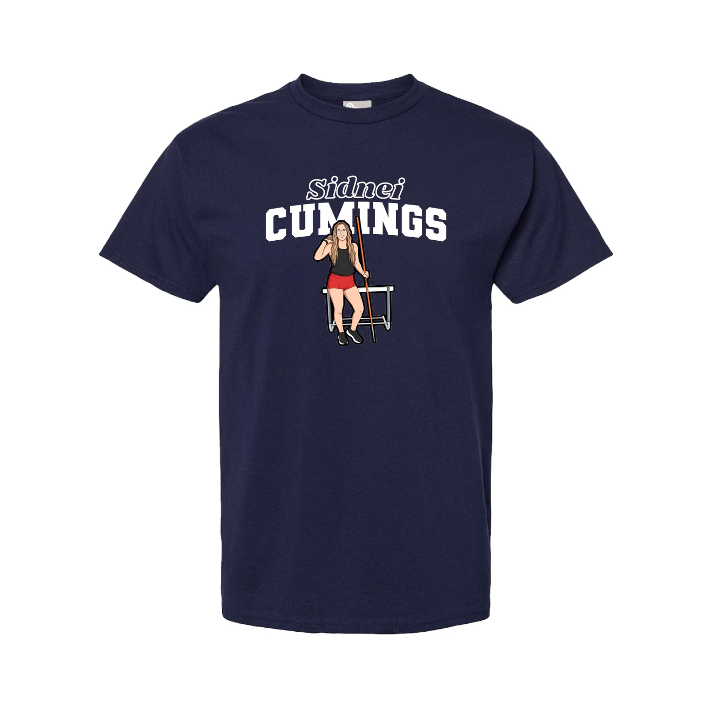 Tee — Name Arch in Navy