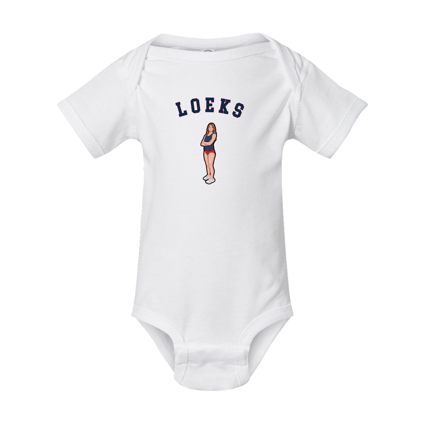 Baby Onesie — Shirsey Arch in White