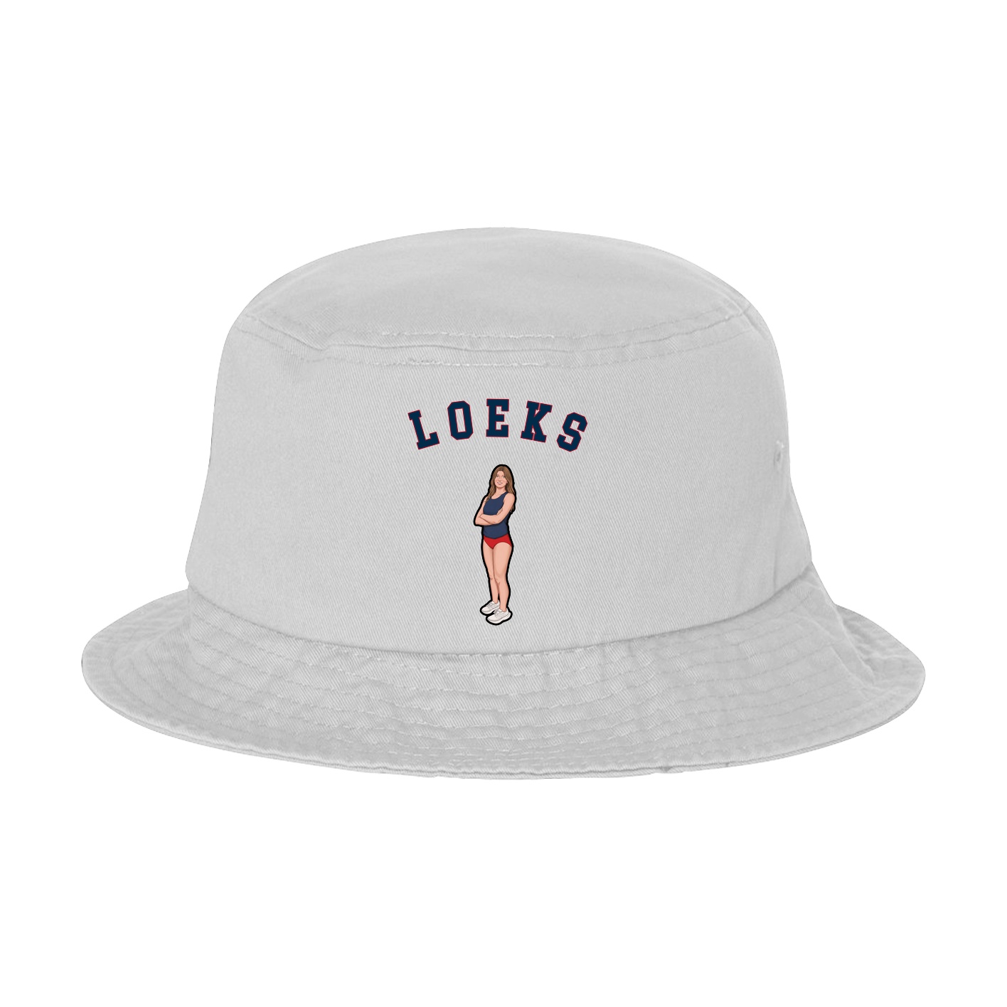 Bucket Cap — Shirsey Arch in White