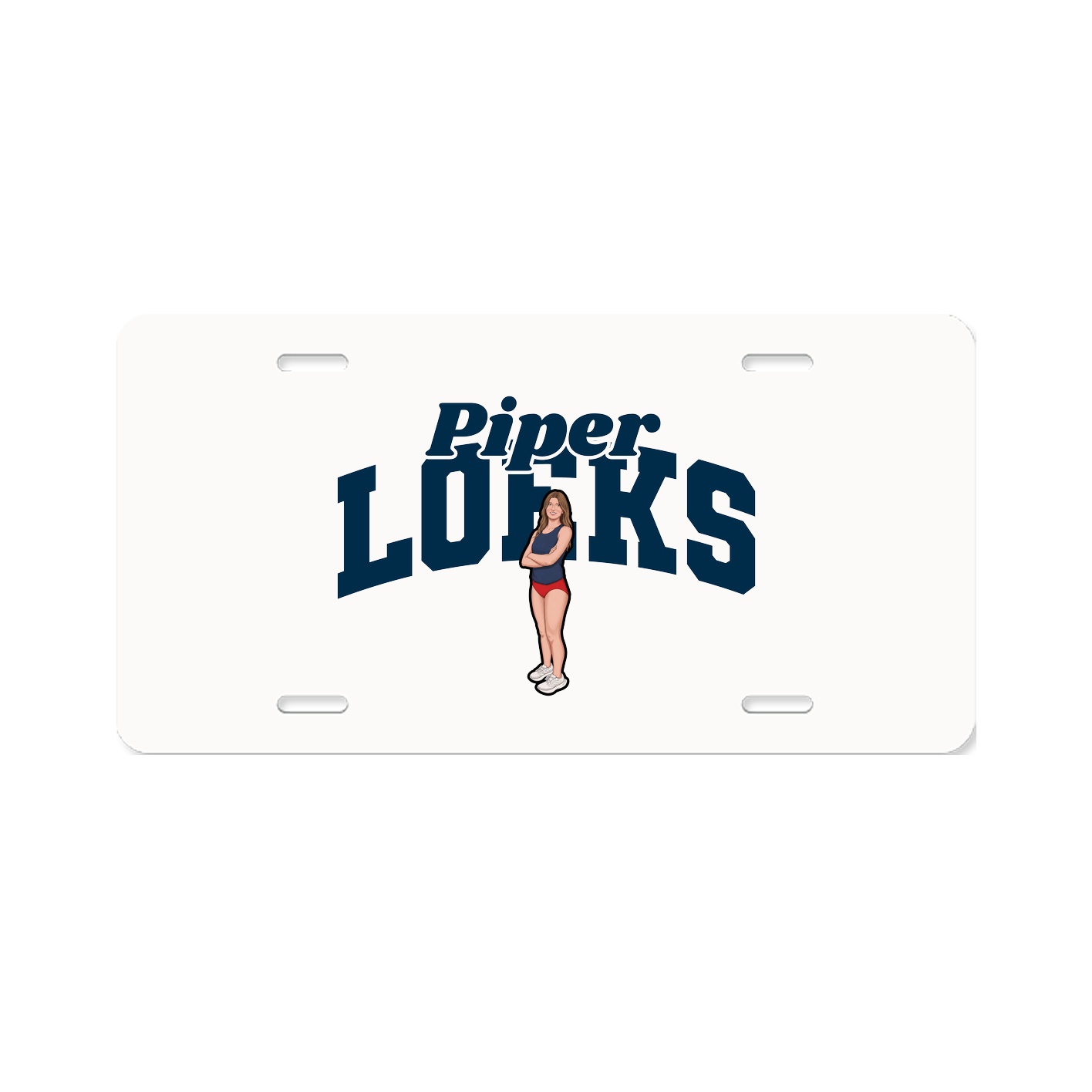 License Plate — Signature Arch in Classic